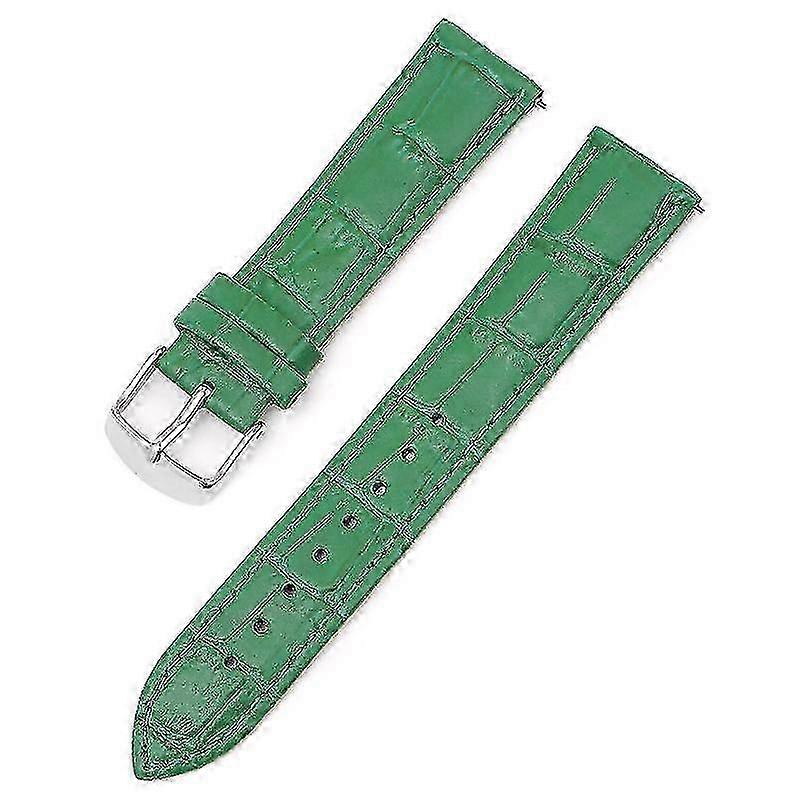 18/19/20/21/22 / 24mm Pulseira Relógio Grão Bambu 18MM Verde