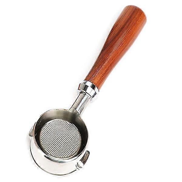 Coffee Machine with Bottomless Portafilter, Wood Handle, Filter Coffee Accessories, Welhome -310