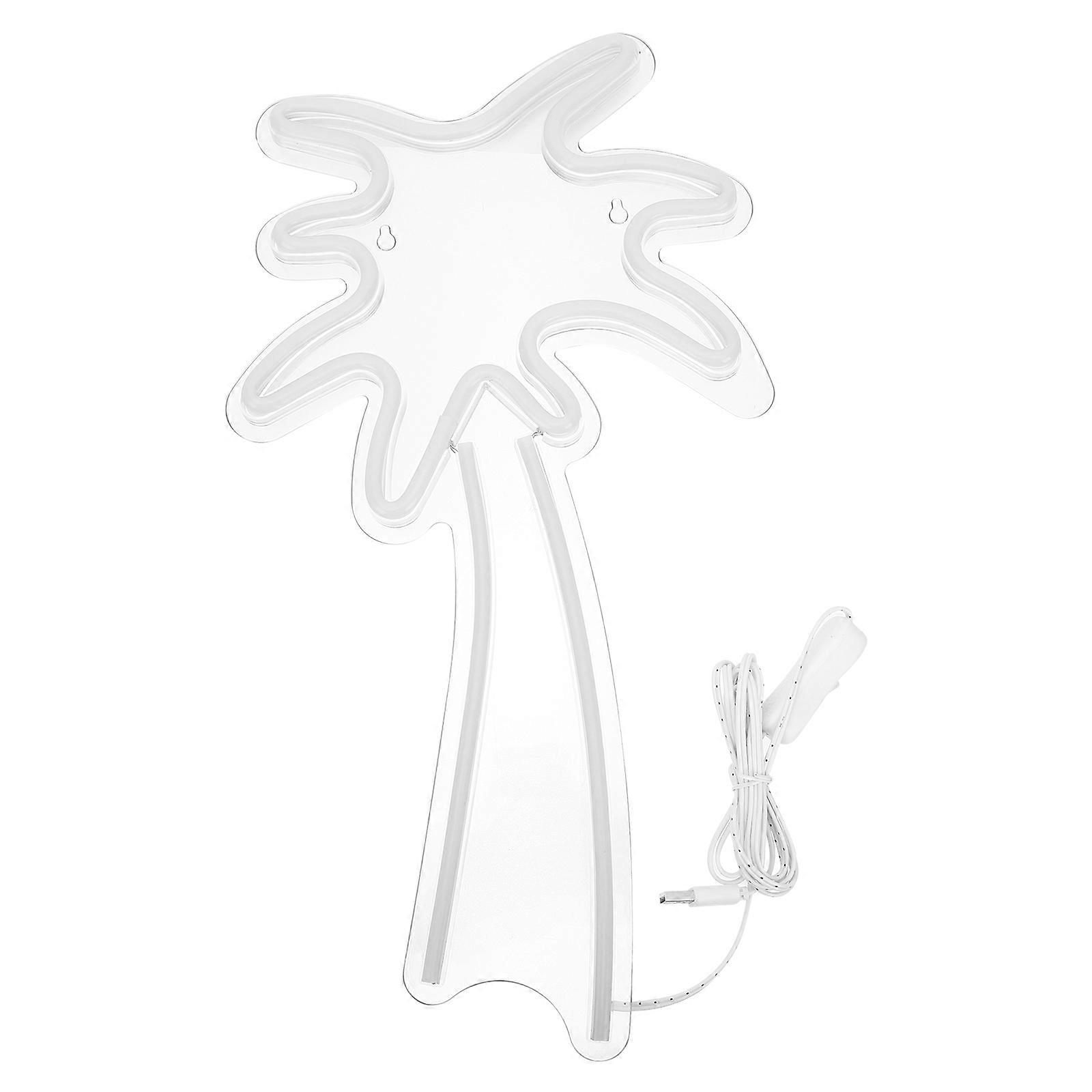 LED Palm Tree Neon Light USB Decorative Lamp for Bedroom, Living Room, Office, Bar – Durable Acrylic Design for Parties, Weddings, Festivals