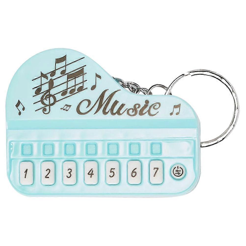 Compact Piano Keyboard Keychain Travel Use Design Mini Piano Bag Pendant 1Pack