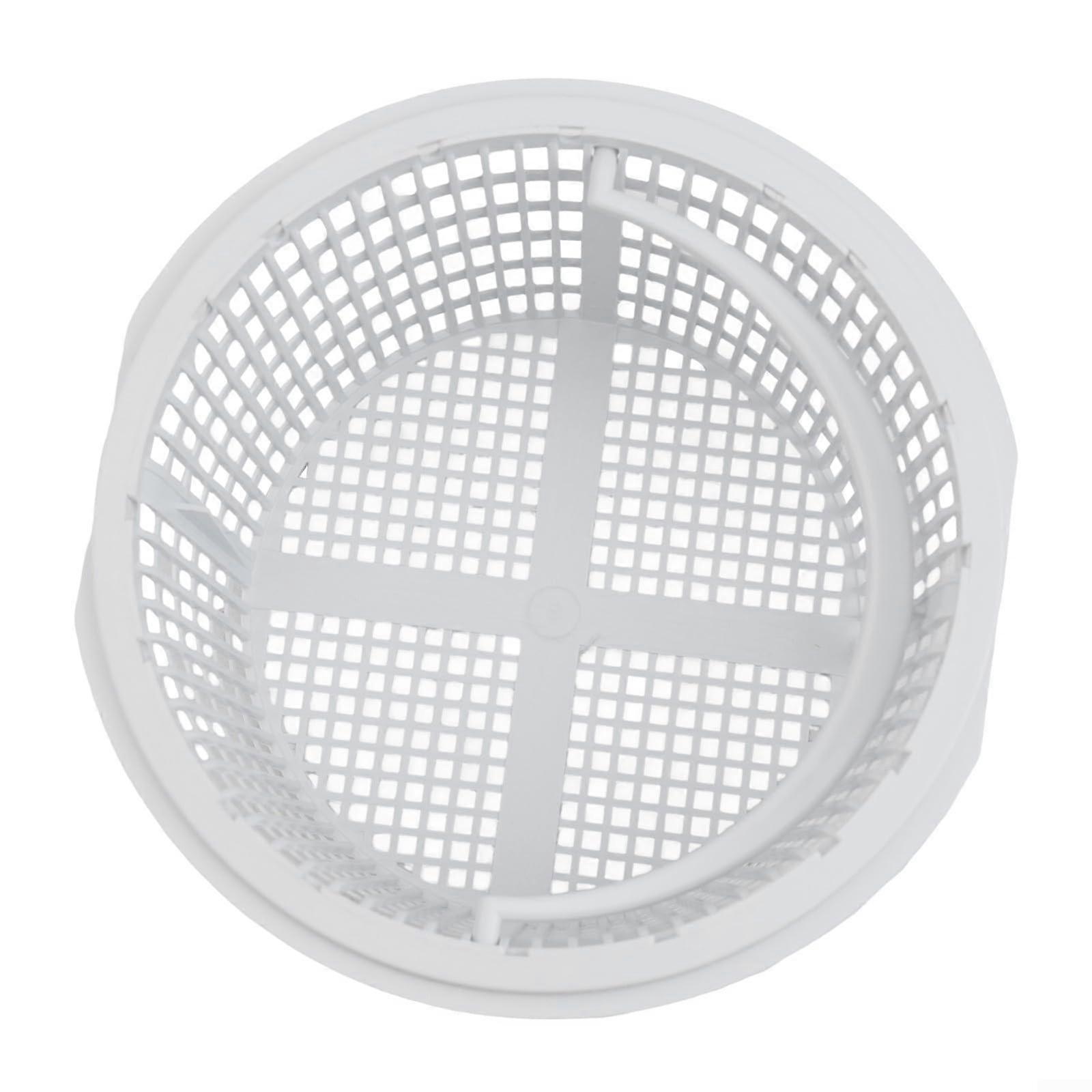 Skimmer Basket with Lid 15L for Hayward SPX1091LX SPX1091WM, White, Plastic, Easy to Clean, Dirt Filter