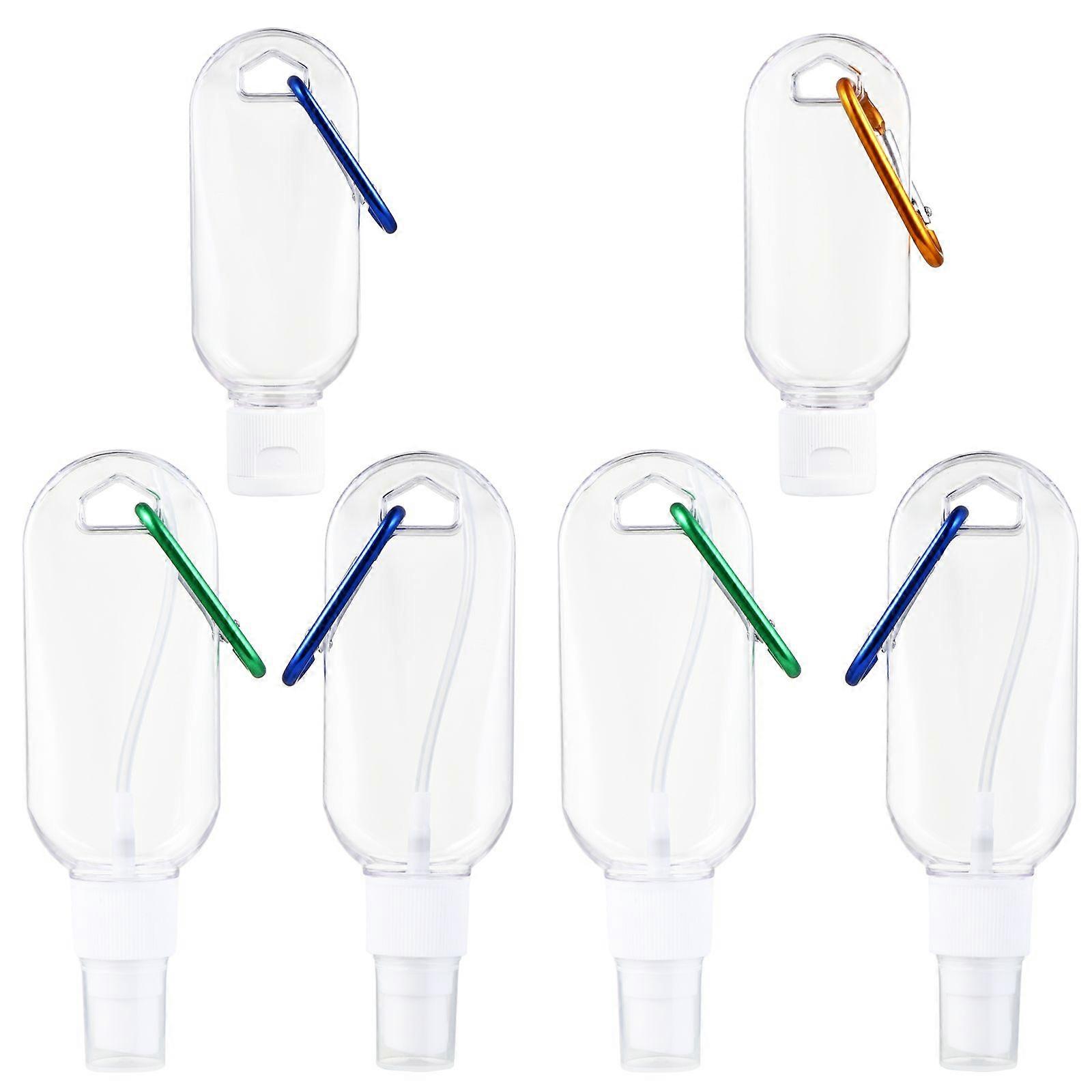 6st sprayflaskor och flaskor handdesinfektionsmedel nyckelring flaskor