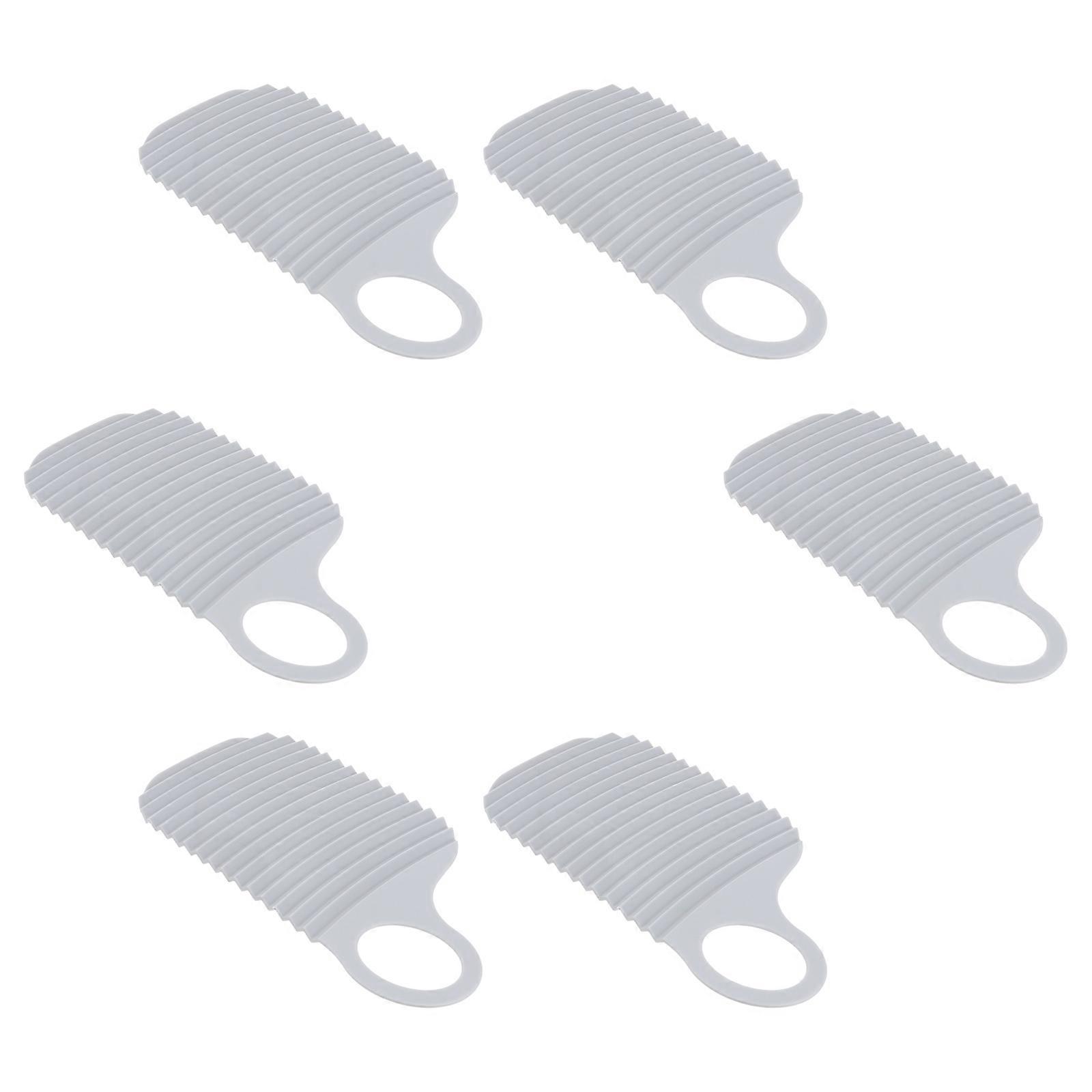 Rectangular Portable Wash Board Ideal For Clothes Washing 6Set