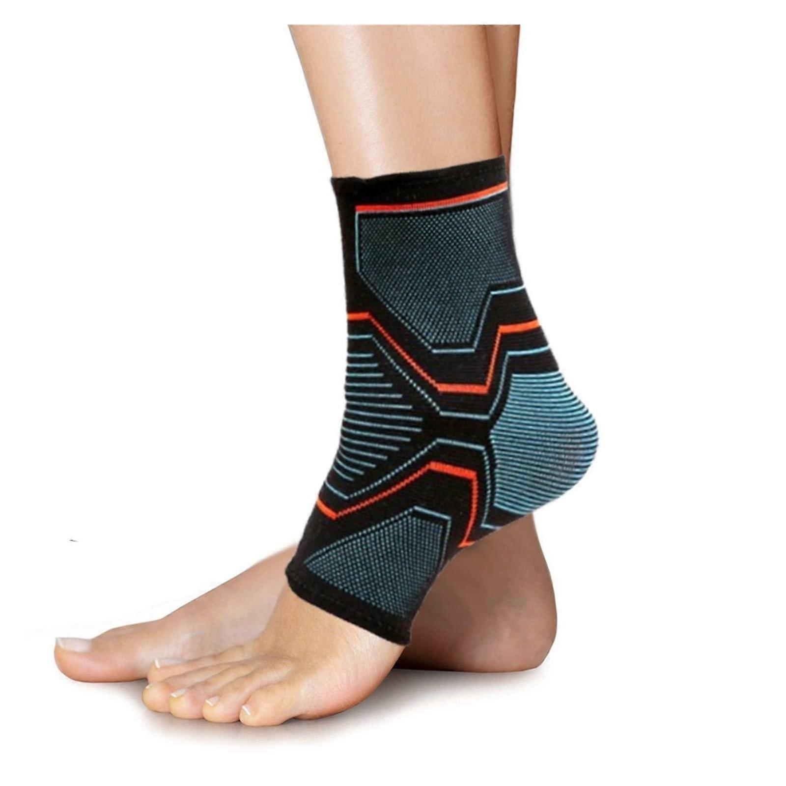 Ankle Support Brace, Compression Sleeve, Injury Recovery, Black1pc
