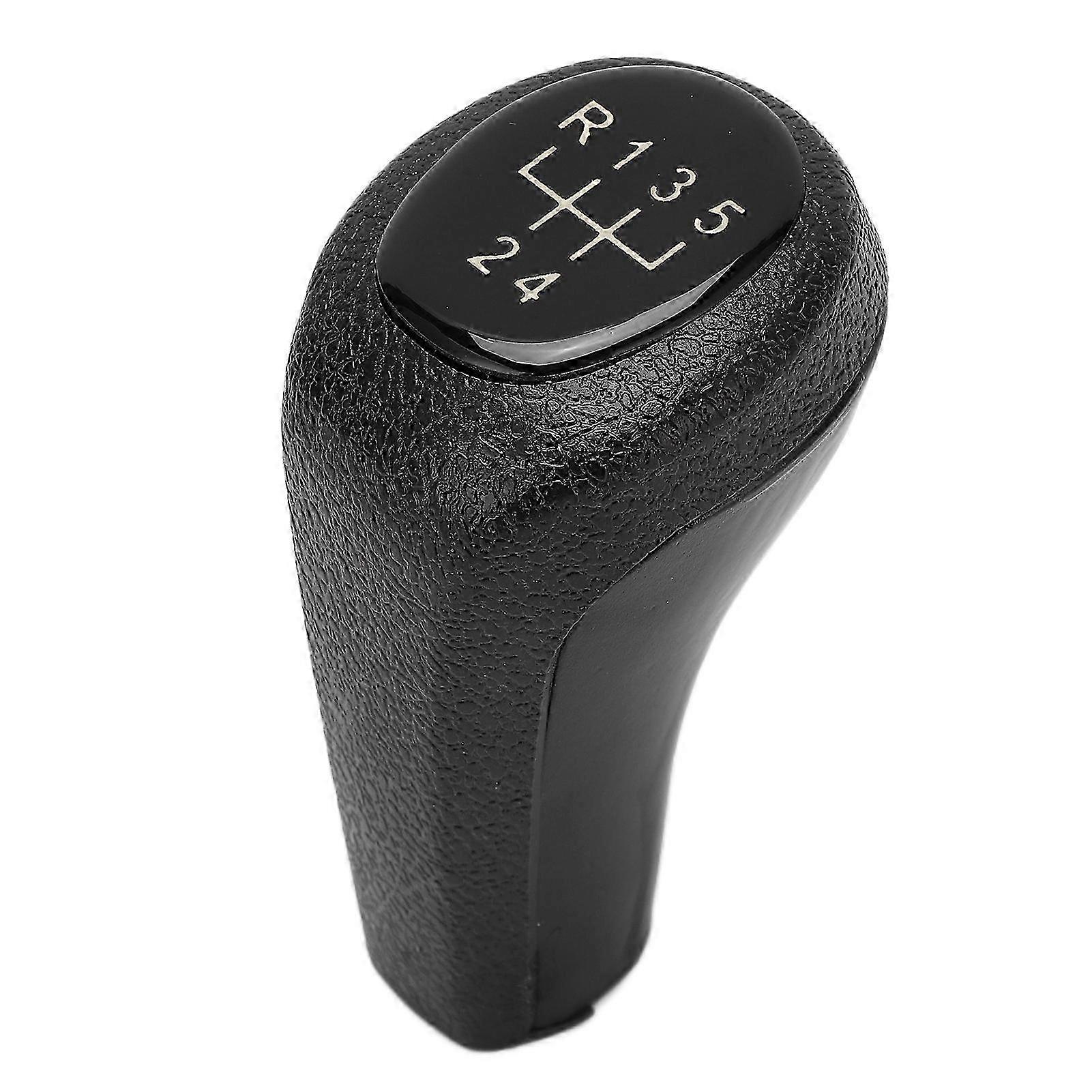 Short Shift Knob Manual 5 Speed Leather Car Gear Shifter Replacement for Compatible Models
