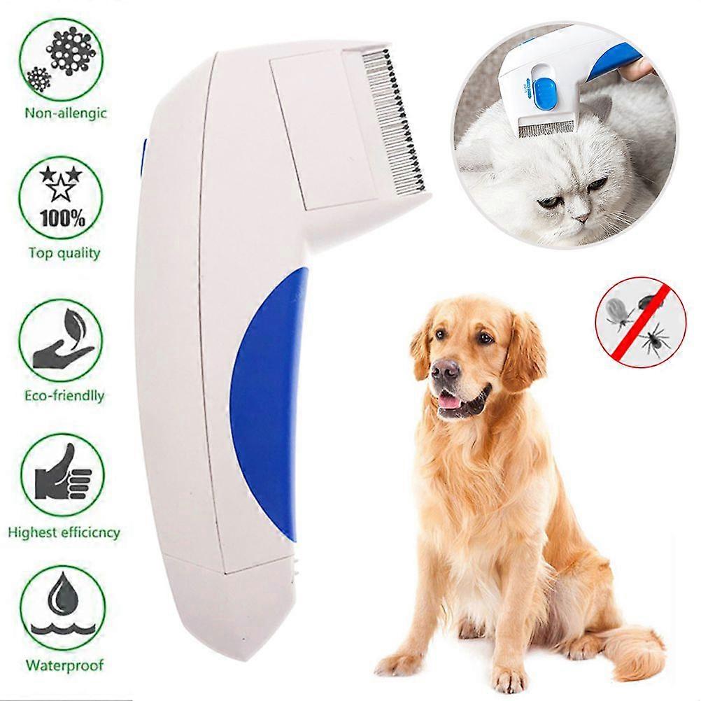 Flea Remove Combs for Cats Comb for Pets Electric Fleas Remove Tool Head Lice Remove Pet Cleaning