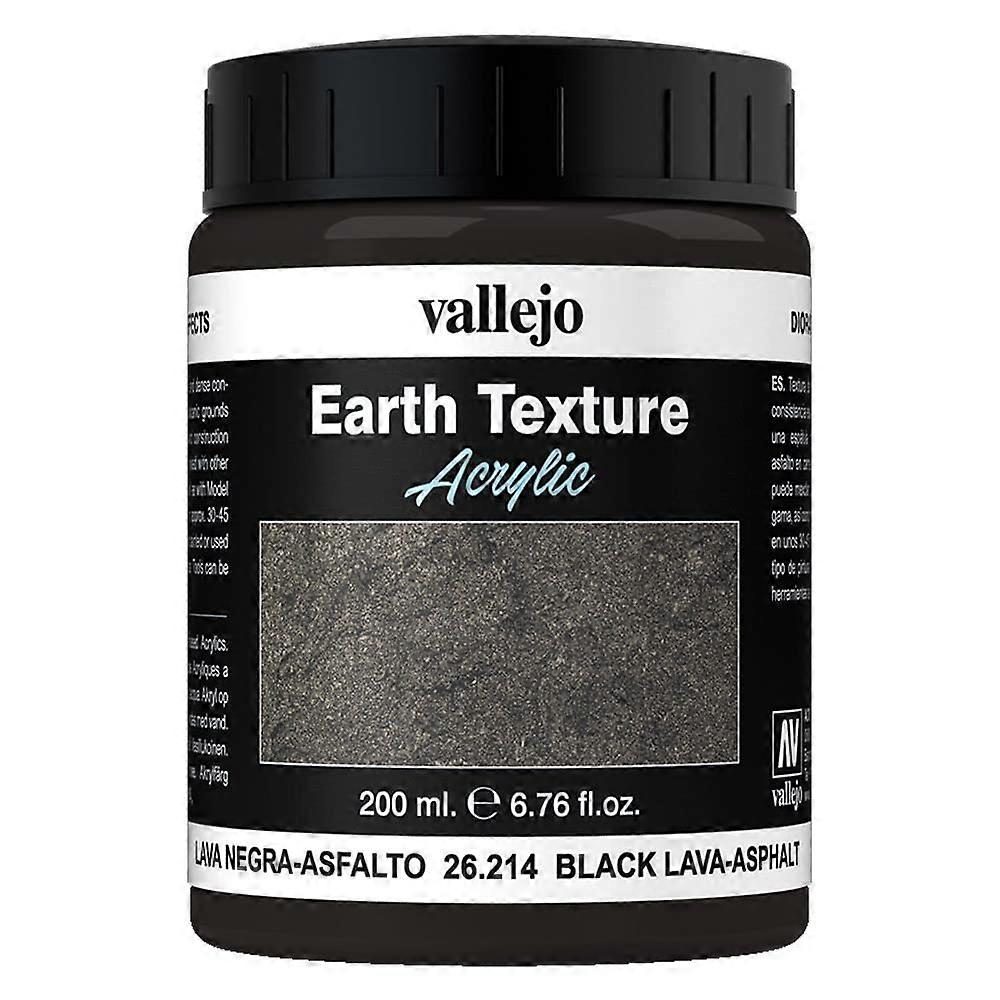 Vallejo Black Lava Paste, 200ml
