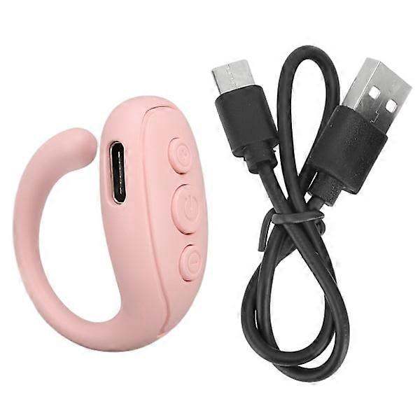Mobile phone Bluetooth remote control ABS ring shape Long battery life Camera remote control shutter for tablet Pink