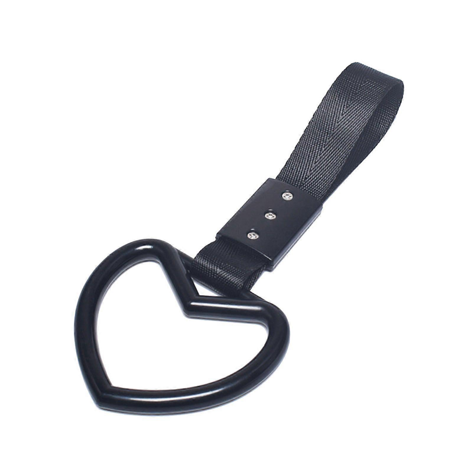 heart shaped plastic car handle strap for universal rear bumper warning