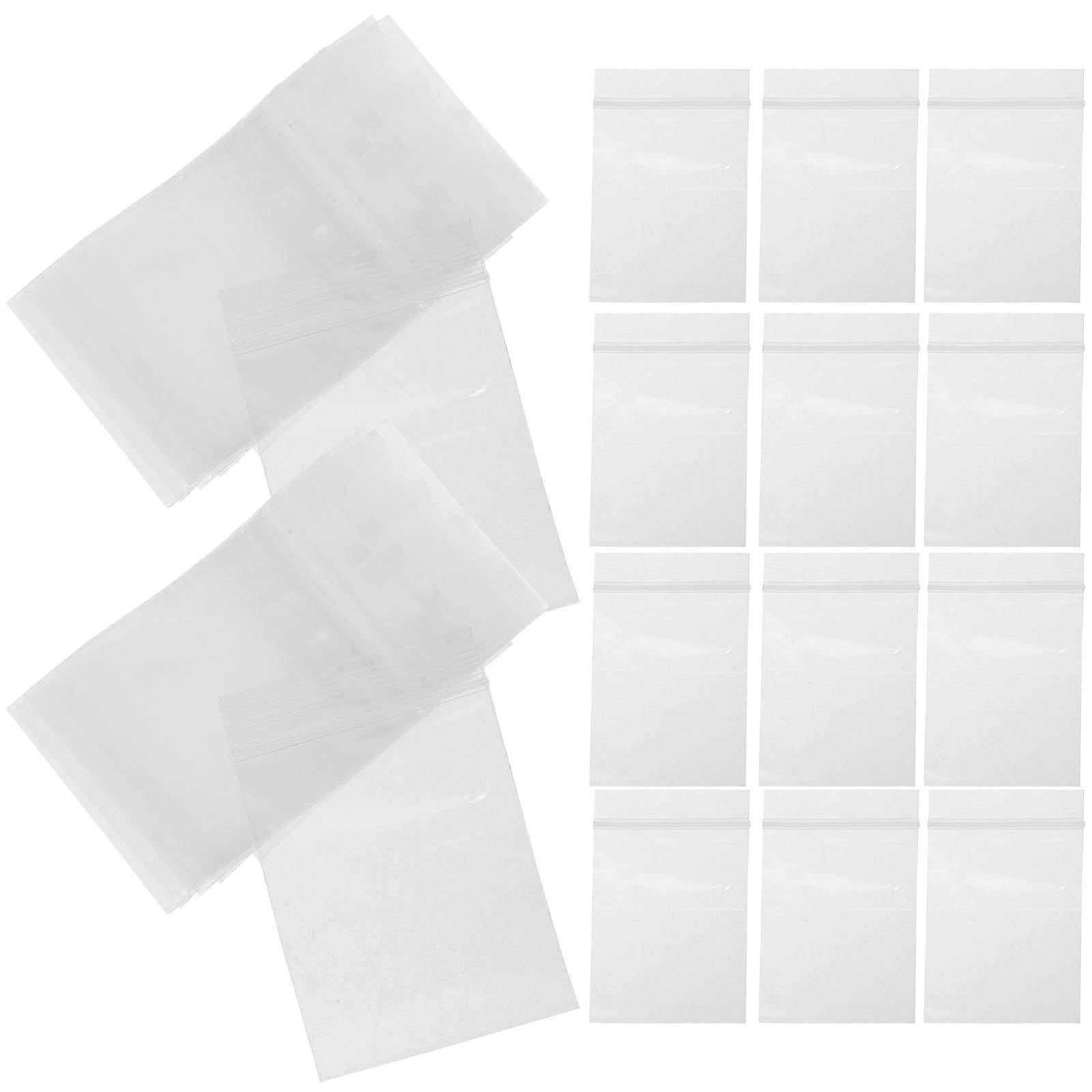 100 pcs Reusable Self Sealing Small Portable Packaging Bags