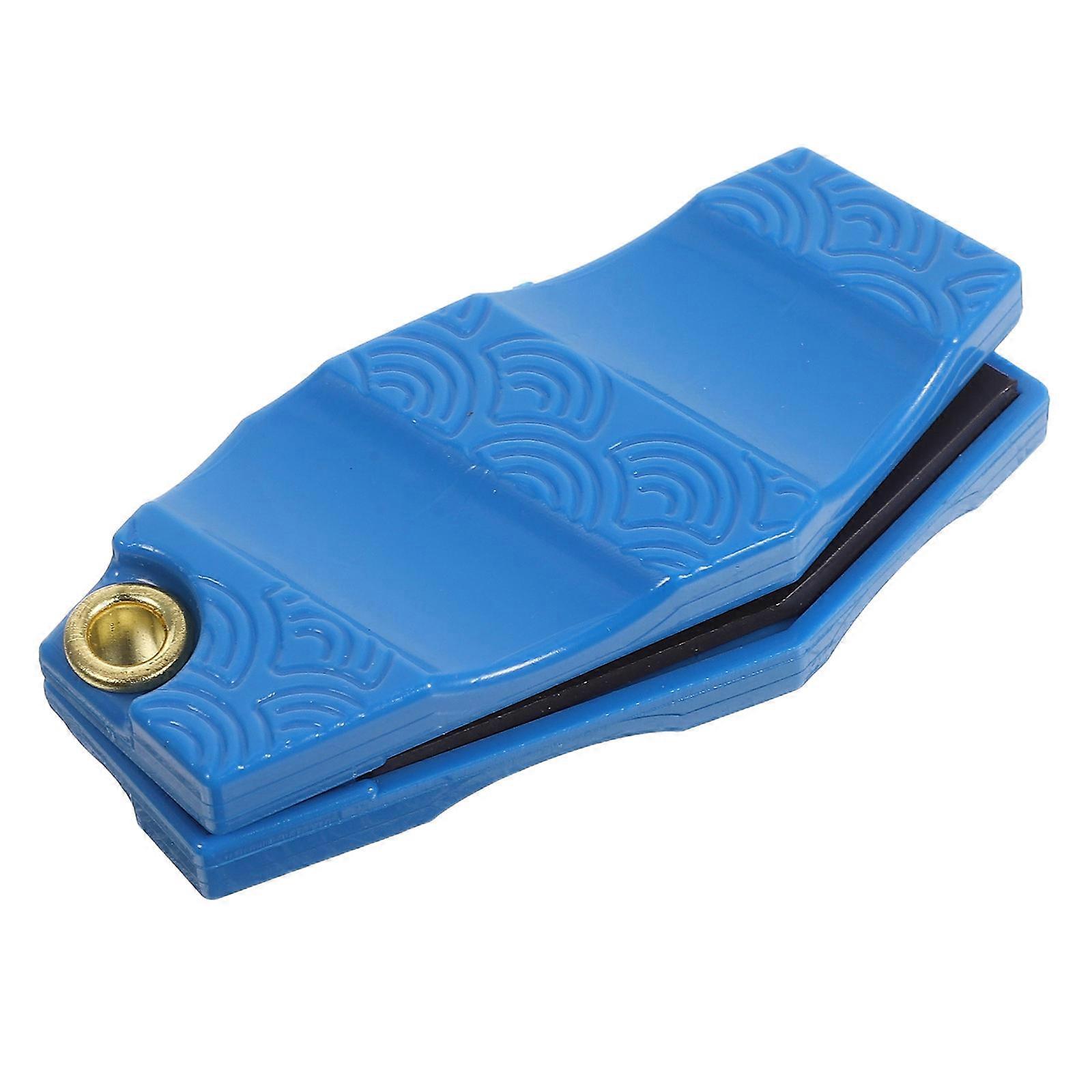 Fly Fishing Wire Leader Cleaner Professional Design For Fishing Accessory Dust Removal Lightweight Portable Blue Color 1Pack