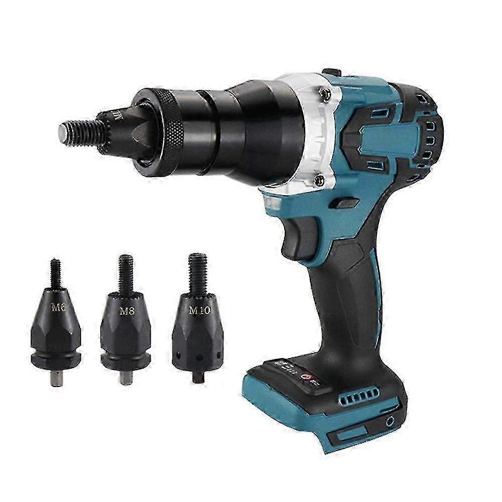 Powerful Brushless Electric Rivet Nut Machine Kit Automatic Electric Riveter Set Riveting Tool with