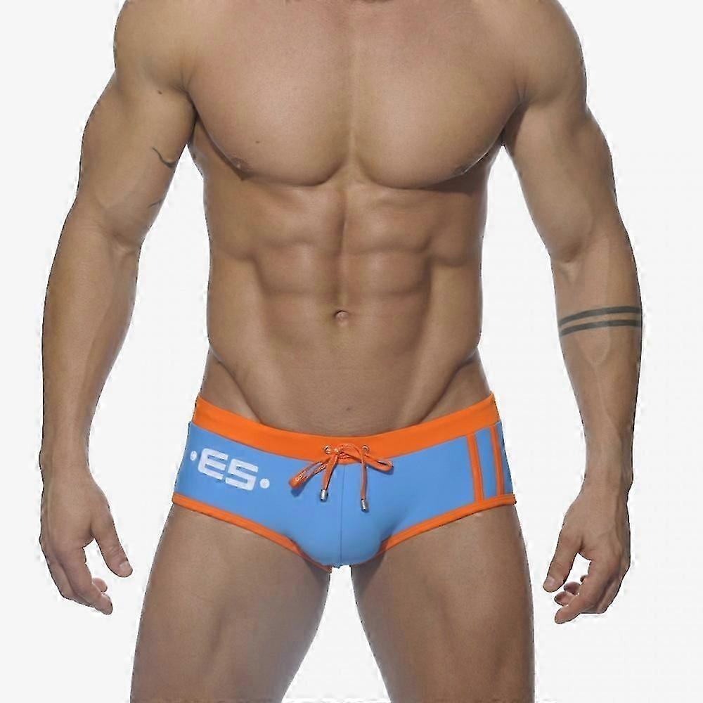 ملابس سباحة رجالية جديدة ومثيرة مطبوعة، ملابس سباحة قصيرة بكيني مثيرة للرجال، شورت سباحة لركوب الأمواج على الشاطئ