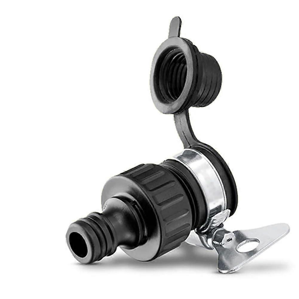 Threadless Tap Adapter for 3 Most Common Hose Diameters - Compatible with Household Appliances, Durable Plastic Design