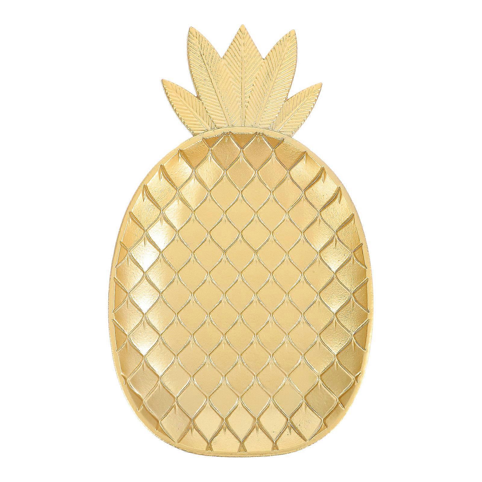 Pineapple Shape Storage Tray Dessert Plate for Cake Snacks Fruits Serving Stylish Kitchen Display Decorative Practical Dish