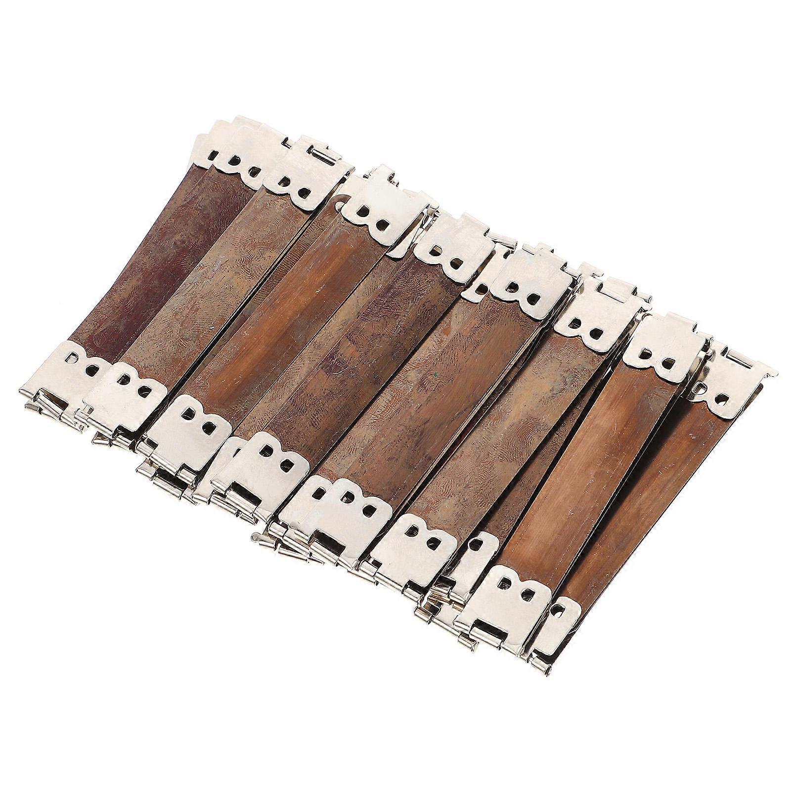 20pcs Metal Internal Flex Frame Handbag Hinges Spring Clip Craft Accessories Durable Versatile Design for DIY Bag Projects Purses Coin Bags Handbags