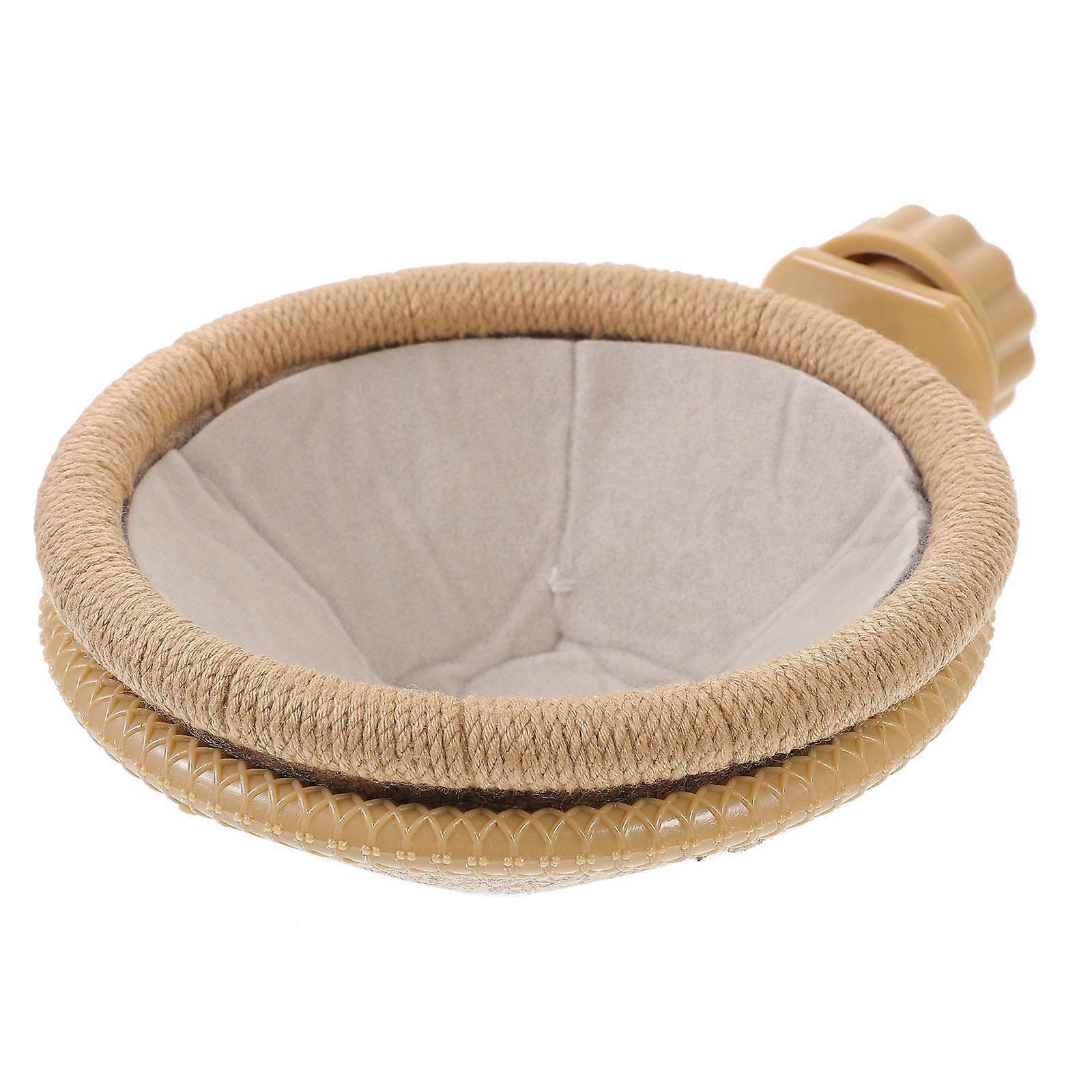 Light Brown Felt Bird Nest Bird Breeding Nest for Outdoor Use