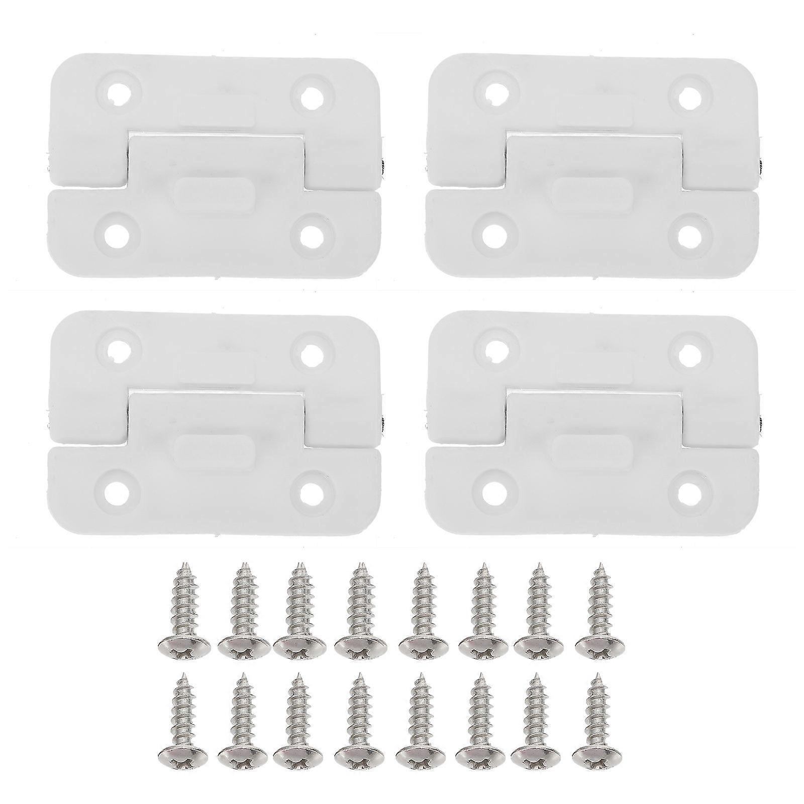 Plastic Hinge for Car Refrigerator Accessories White Color Smooth Surface Easy to Install