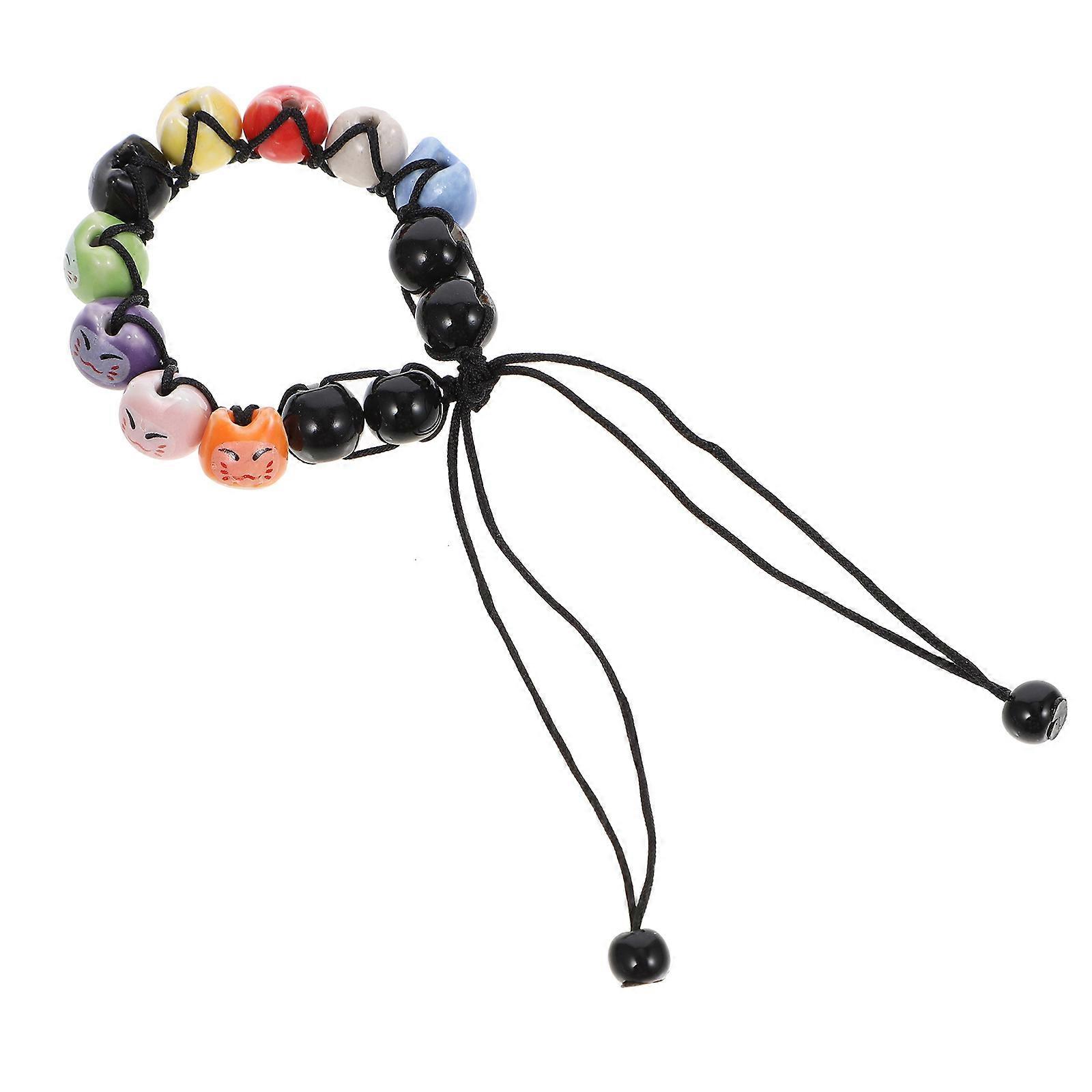 Luck Cat Charm Bracelet Unique Style Lovers Durable 1Set Adjustable Design