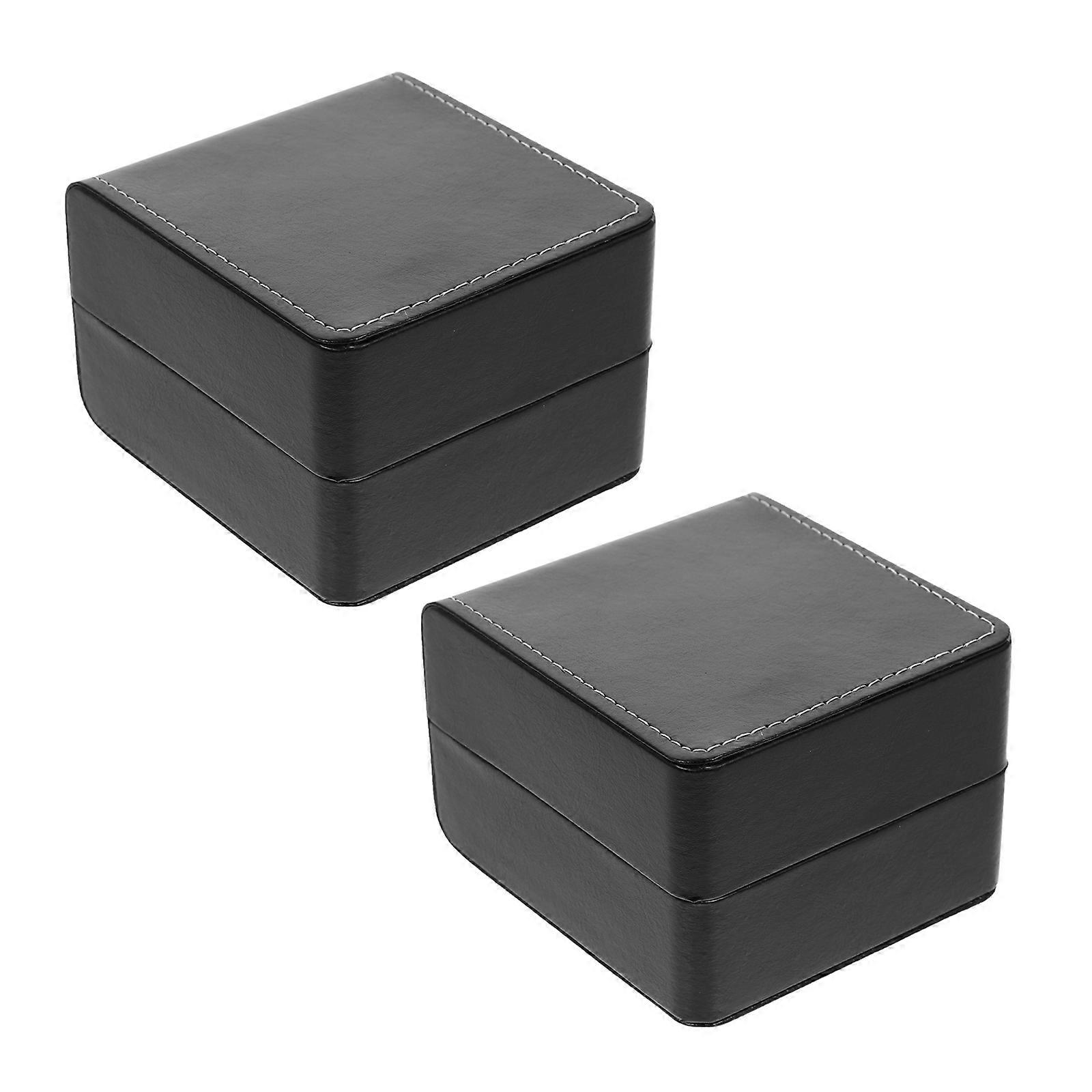 Handheld Watch Case for Storage 2Pcs Multi-Function Household Jewelry Boxes