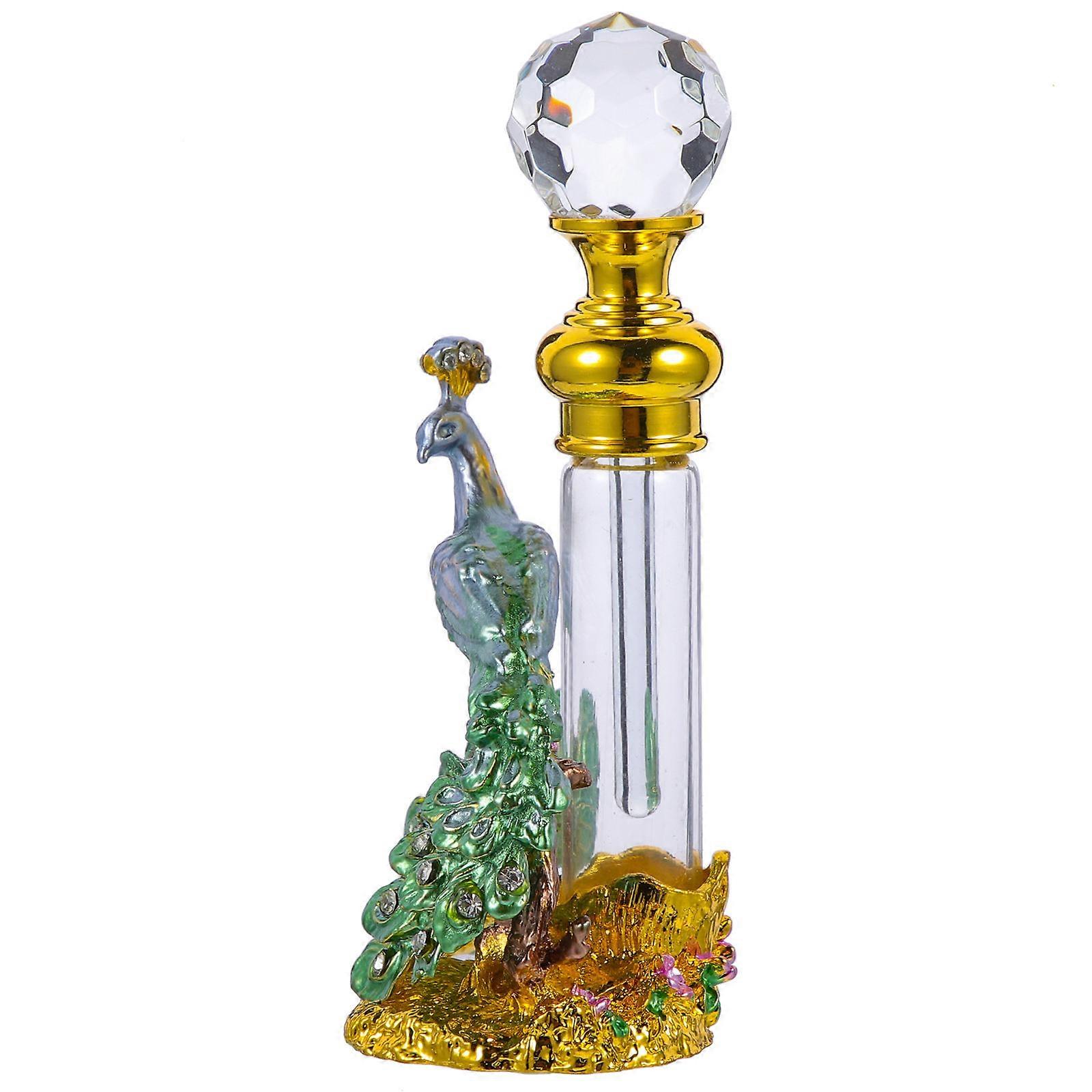 Travel Perfume Bottle Retro Elegant Butterfly-shaped Design For Adults And Children Green Storage 1Pcs