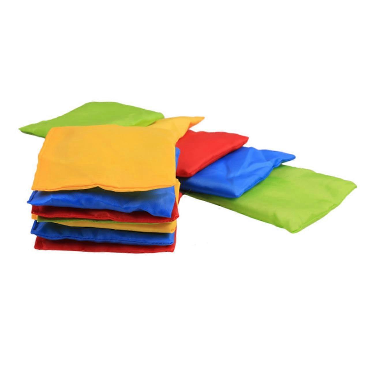 12Piece Nylon Bean Bags Set – Colorful, Durable for Outdoor Games and Schools