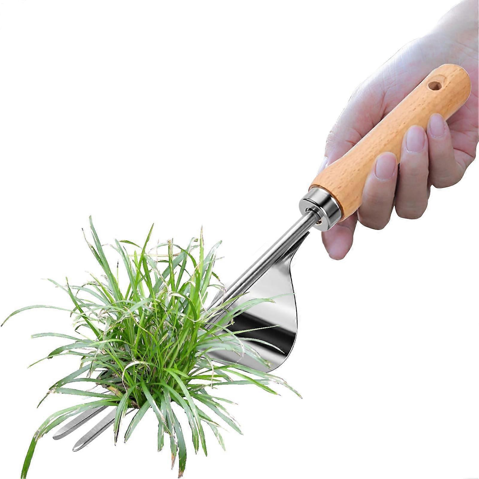 Weeding Tool Manual Stainless Steel Weeder Ergonomic Handle For Weeding Digging Edging Garden Landscaping Gardener