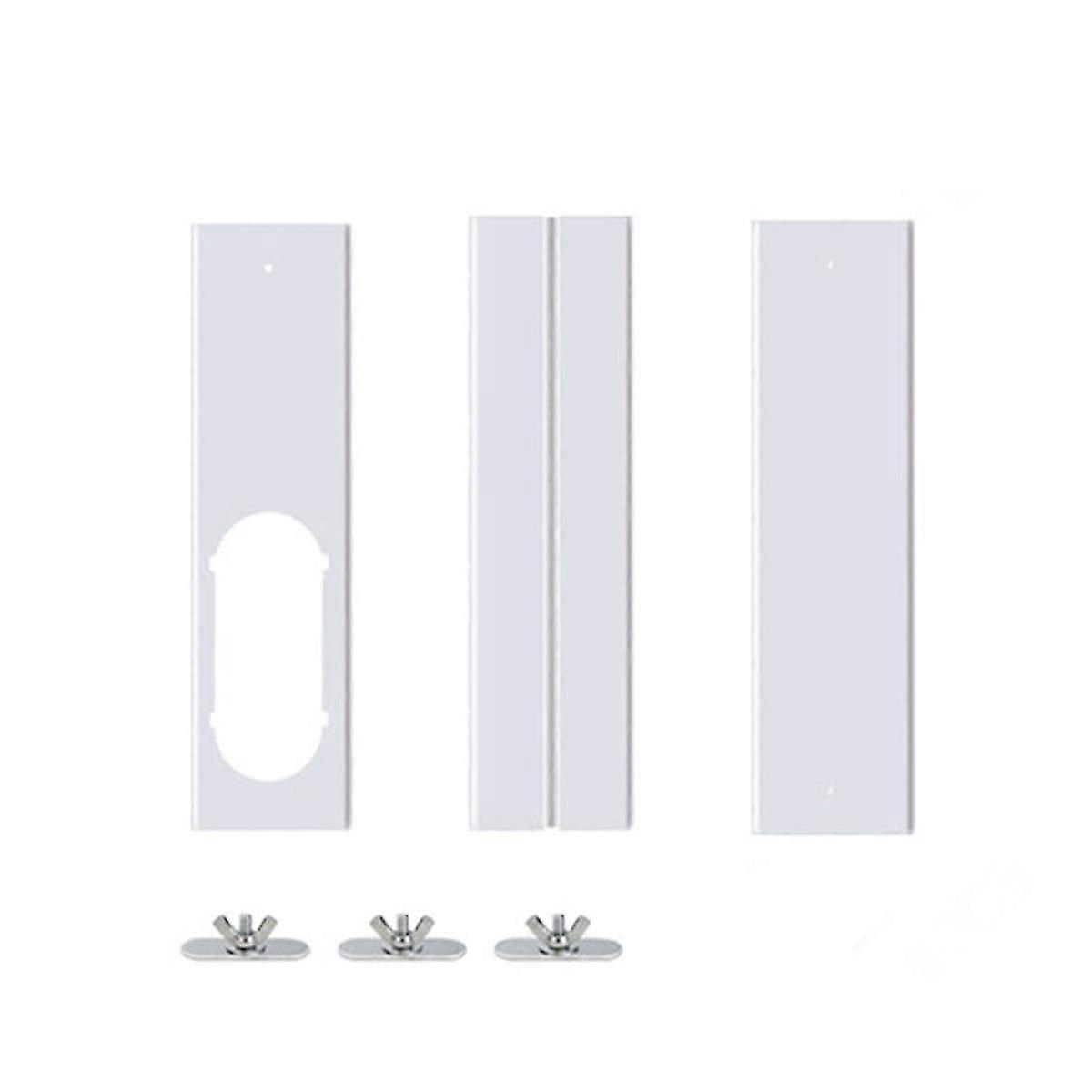 3-Piece 75 Adjustable Length Window Slide Kit with 15cm Flat Interface Adapter - Compatible with Portable Air Conditioners