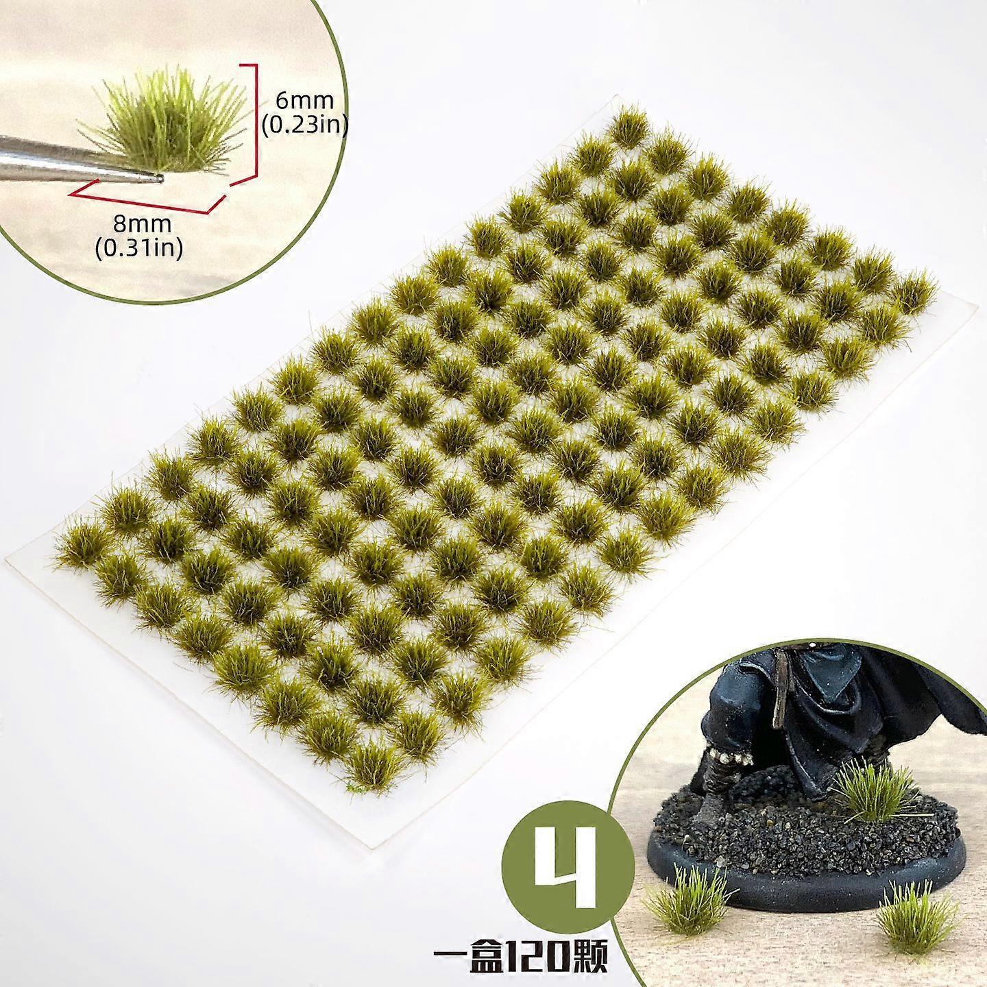 Static Grass Tuft Model for Crafting and Model Making Miniature Artificial Grass Railroad Scenery Diorama Tufts Micro Landscape Ornament