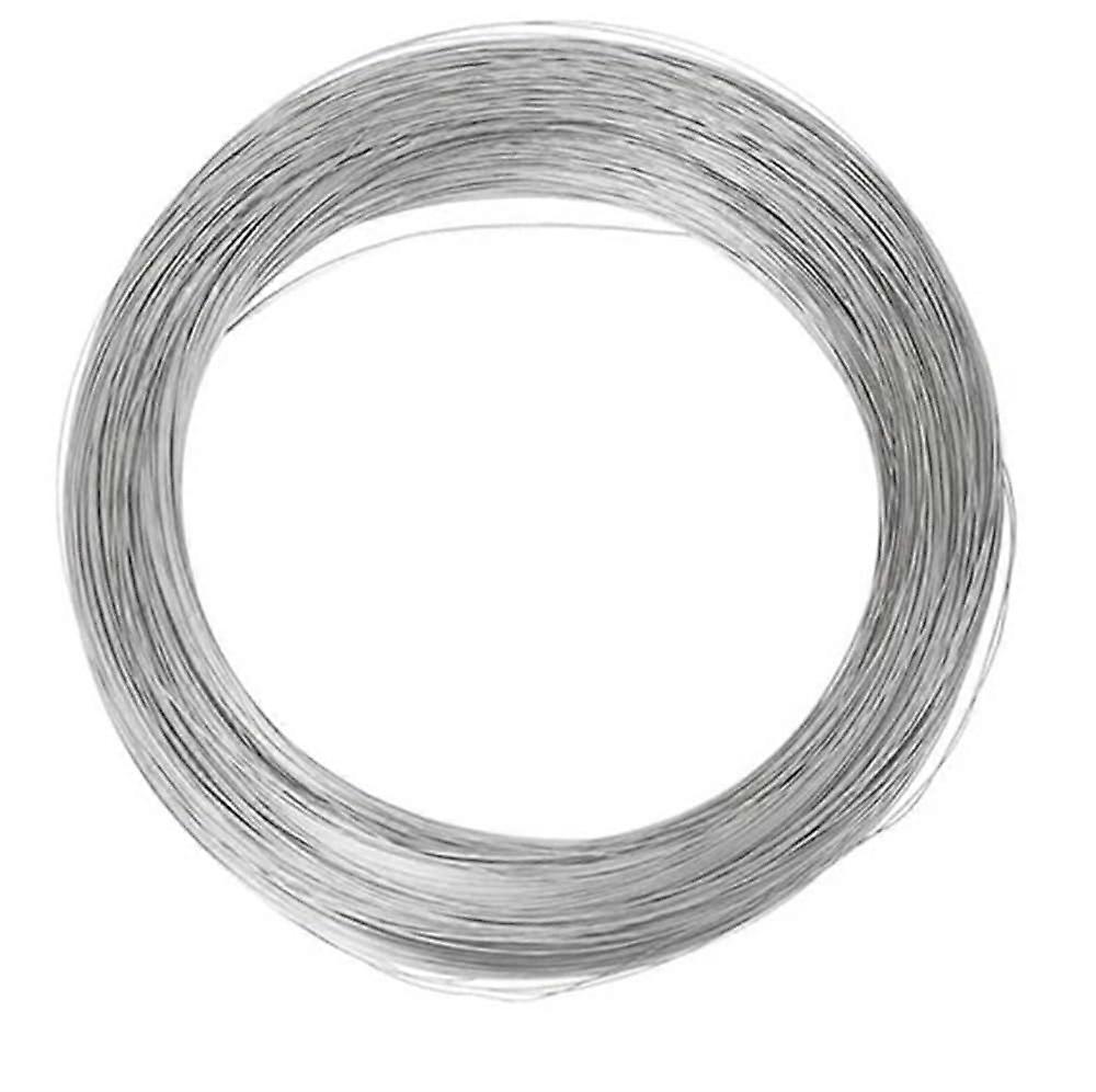 304 Stainless Steel Wire 0.02-0.4mm Diameter, 50m/100m Length, Spring Hard Wire for Crafting and DIY Projects