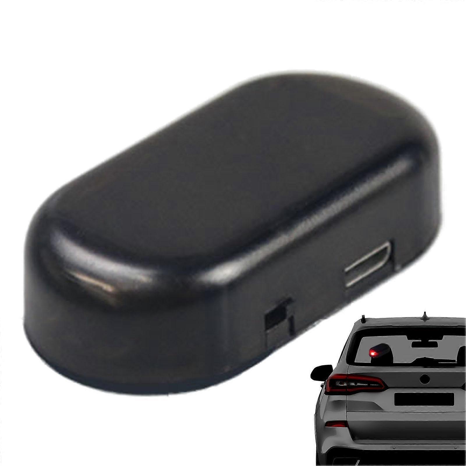 Car Solar Power Fake Alarm Red Light - Simulation Anti-Theft Flash Lamp for Vehicle Security and Warning Indicators
