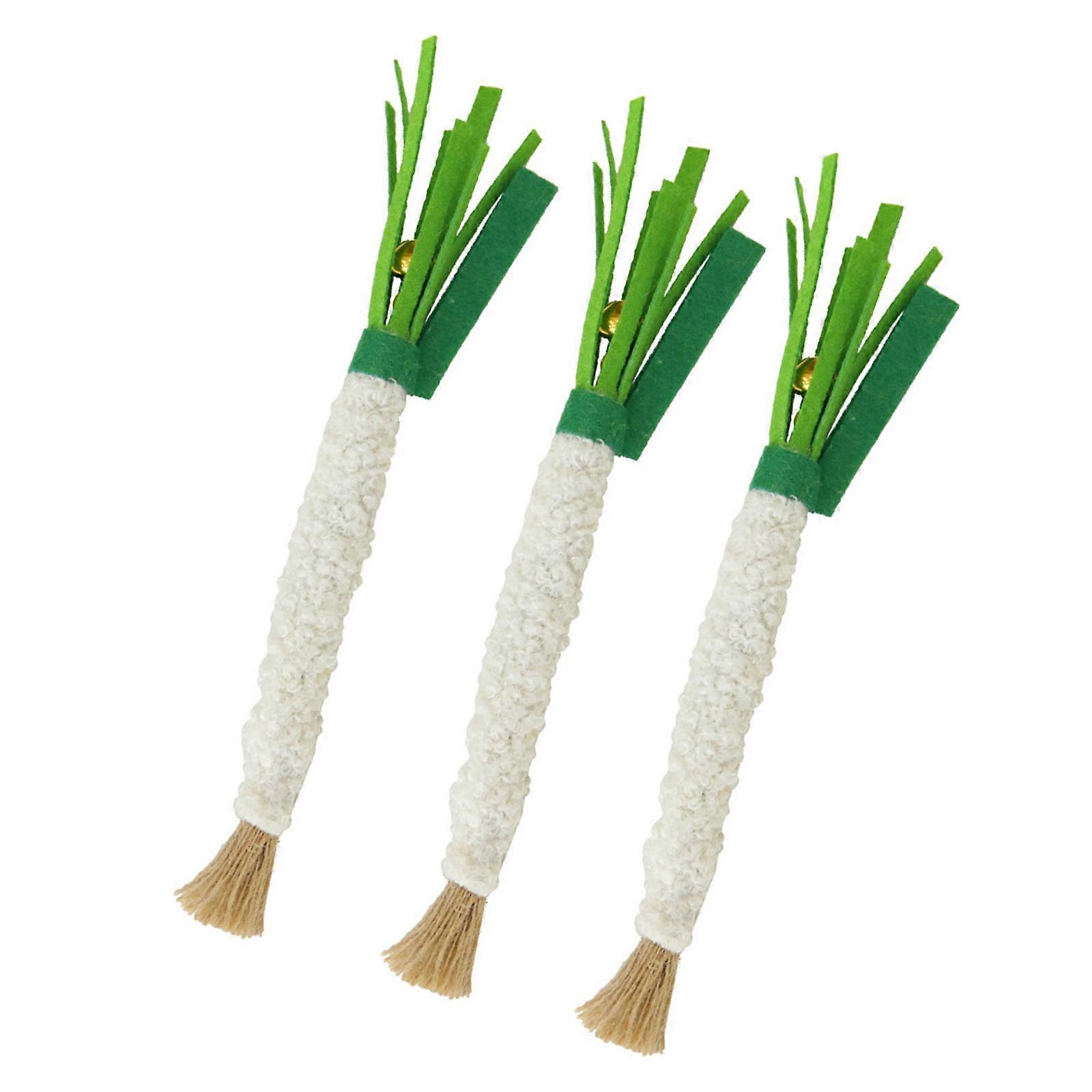 3 Pieces Cats Chew Toy With Silvervine And Raffia For Aggressive Chewers Ideal For Kitten Teeth Cleaning Multicolor