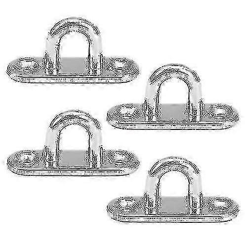 Deck Mount Hook Plates - 8-Piece Hardware Set for Wall & Ceiling Hanging