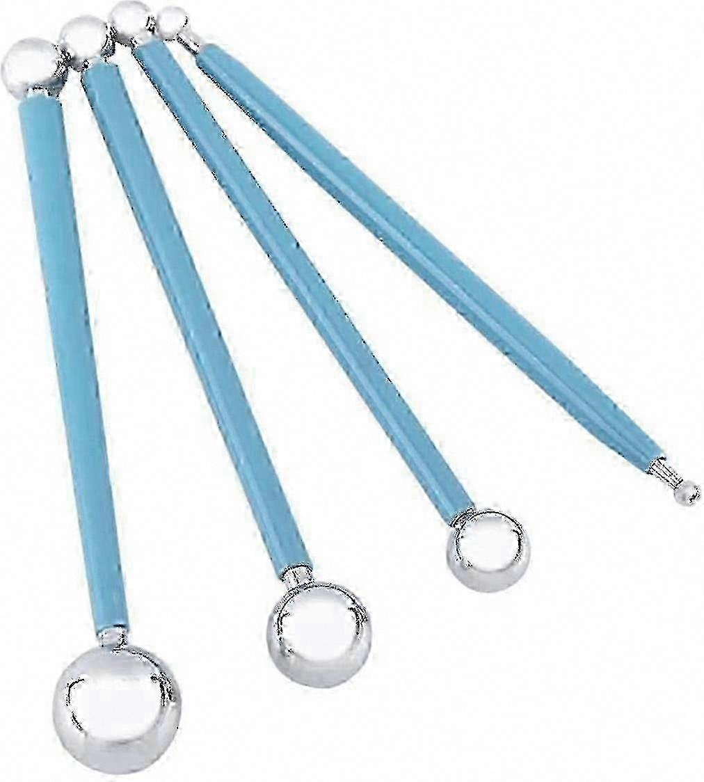 Metal Ball Stylus Tool Set for Clay Ceramics Pottery Sculpting & Modeling