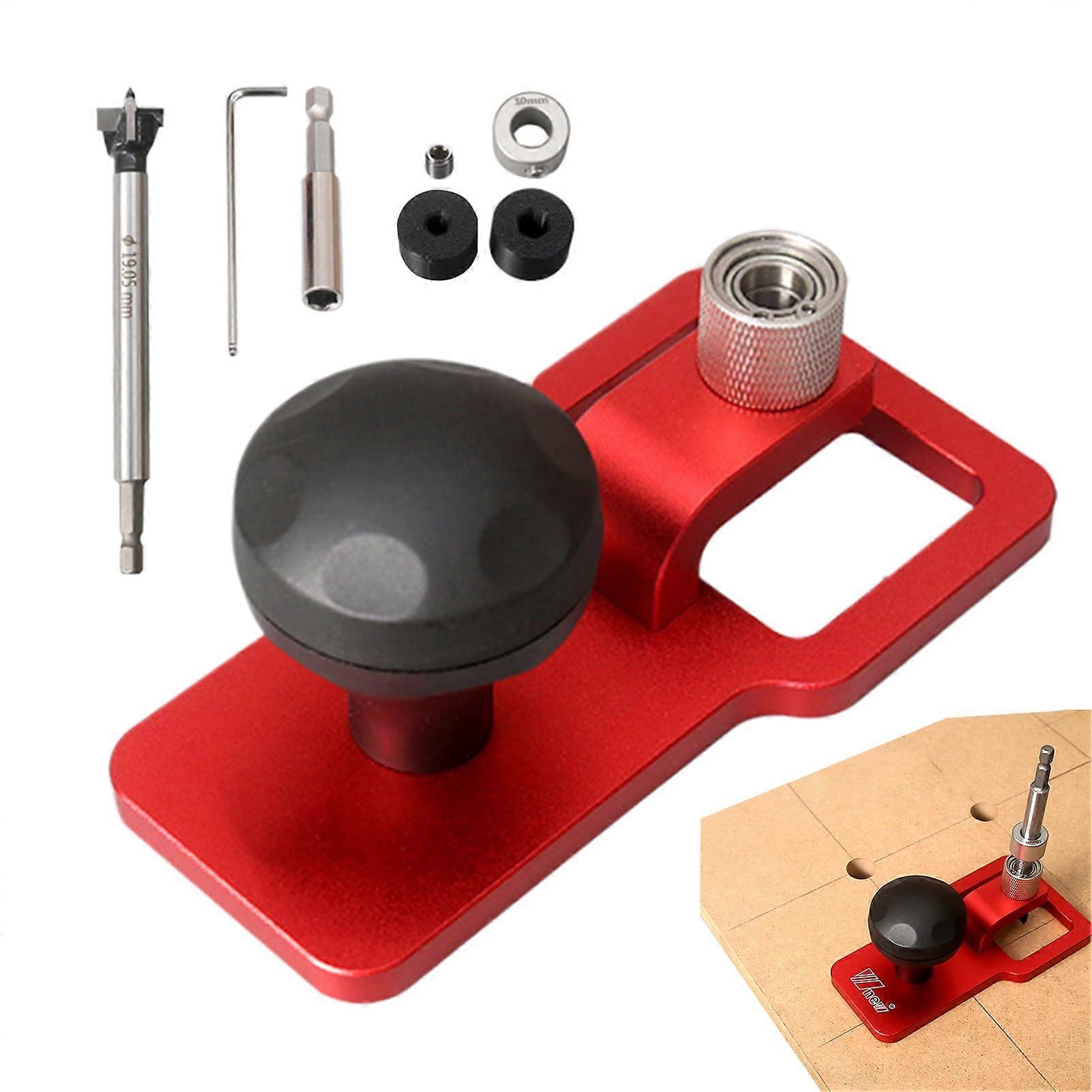 Straight Hole Drilling Guide 20mm, Vertical Drill Locator for Woodworking, Furniture Assembly, and DIY Projects