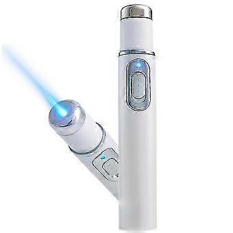 2pcs Blue Light Hot Heath Therapy Varicose Veins Treatment Laser Pen Soft Scar Wrinkle Removal Acne Laser Pen