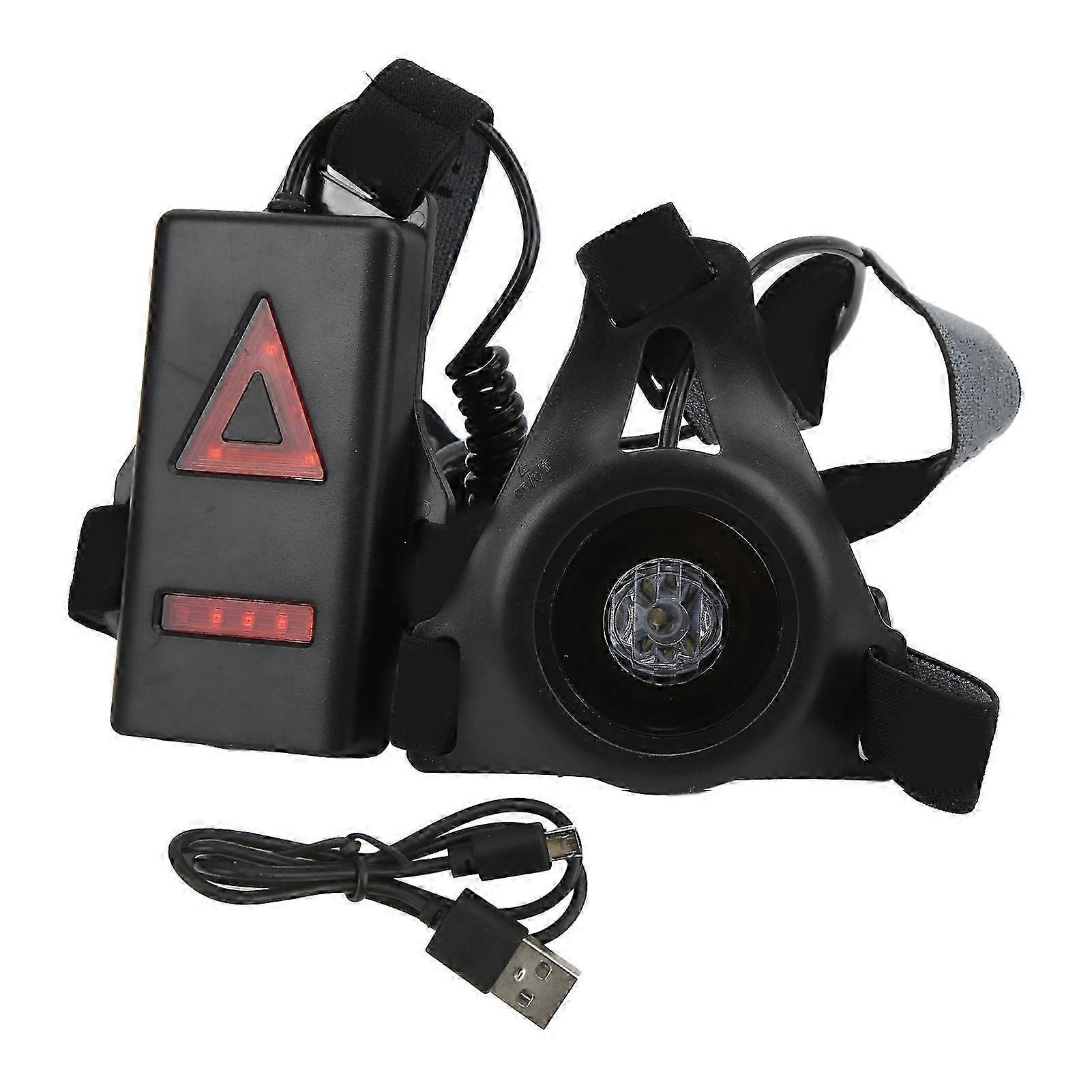 USB Rechargeable LED Chest Run Light for Outdoor Running Walking Camping