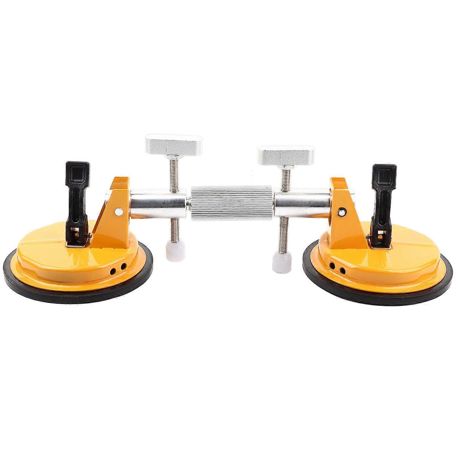 Granite Seam Setter Vacuum Suction Cup Tool, Ergonomic Handle for Marble, Stone, Glass, and Quartz Worktop Installation