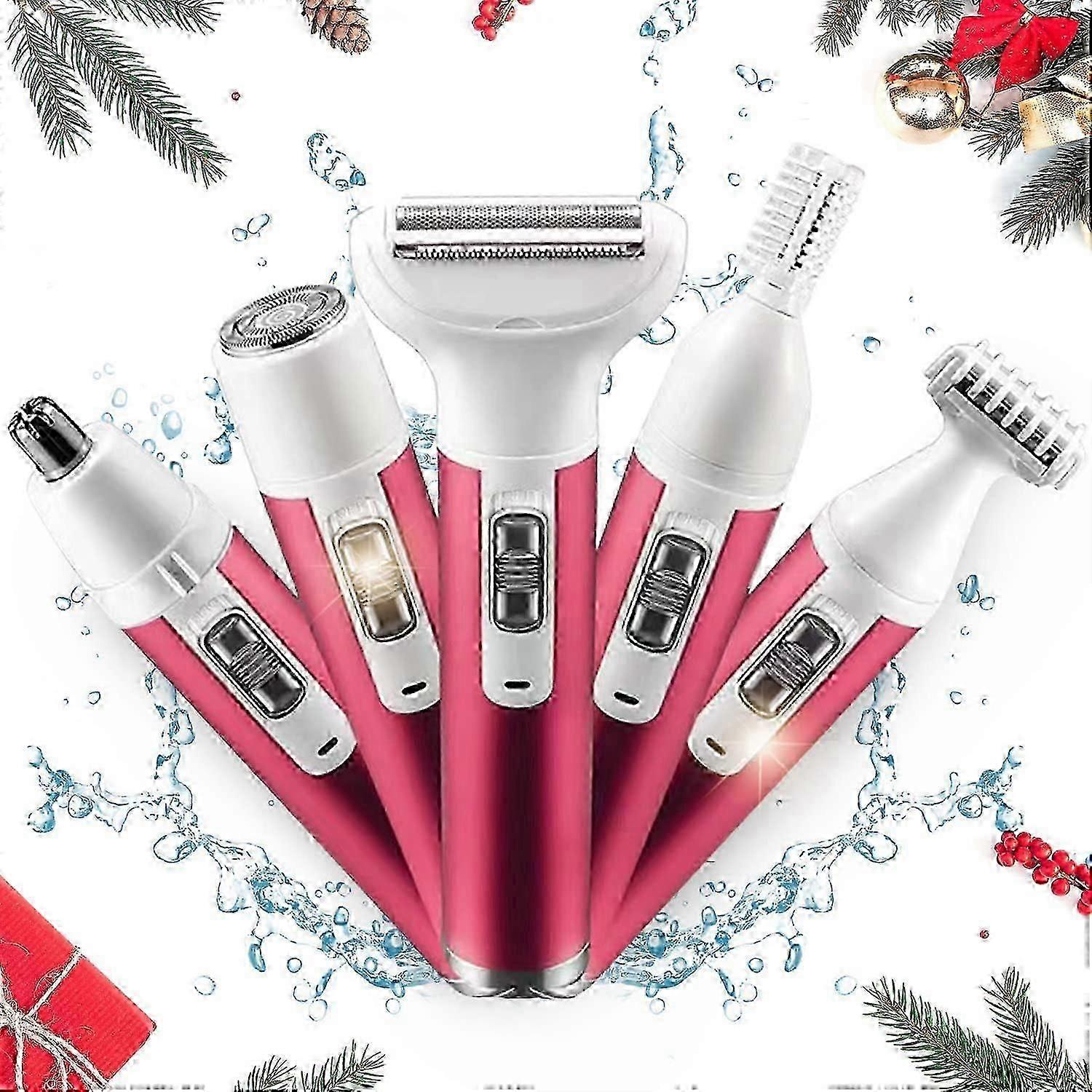 Electric Razor for Women: Hypoallergenic Blades, Wet and Dry Dual Use, Portable, Full Body Waterproof, Sensitive Skin Friendly