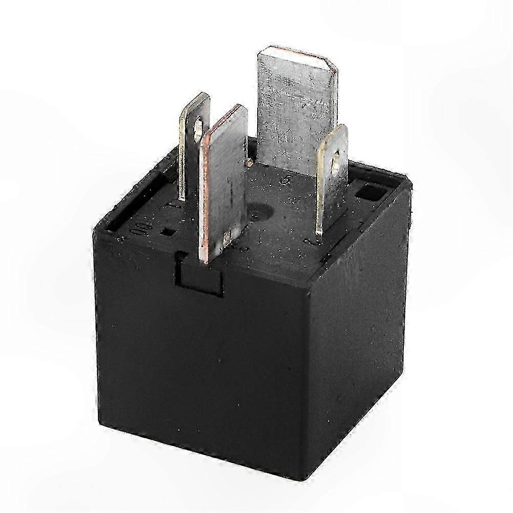 4 Pins SPST Relay Black ABS Kit Accessories for Automotive and Marine Use DC12V 80A