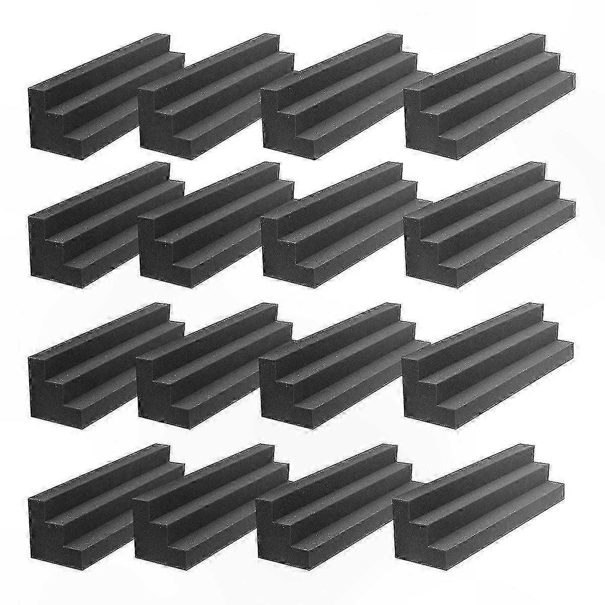 Acoustic Foam Panels 16 Pack, Sound Absorbing Corner Blocks for Studio or Home Use