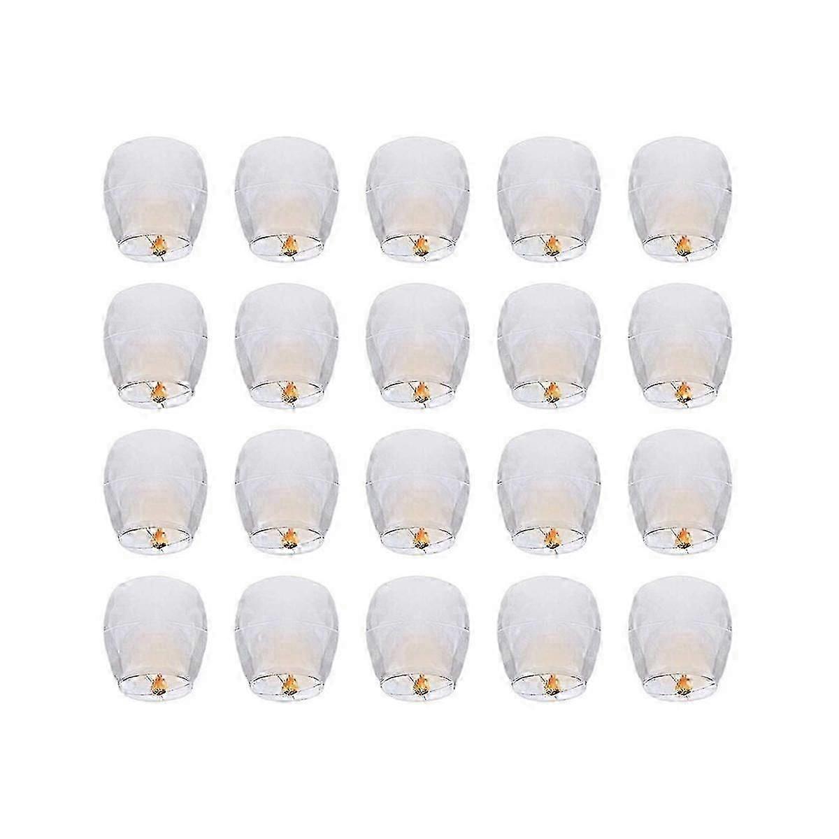 20Pcs Floating Paper Lanterns for Weddings, Birthdays, Parties & Events - Decorative Hanging Frames