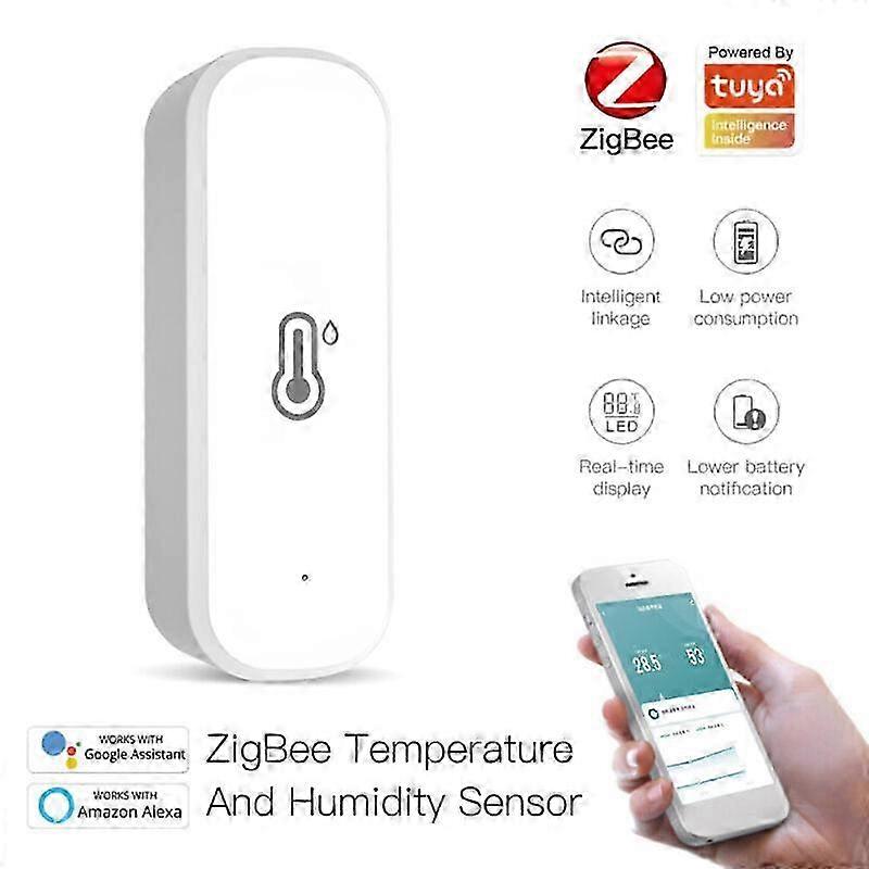 Tuya Smart Wifi / ZigBee Temperature Humidity Sensor Monitor for Alexa Google