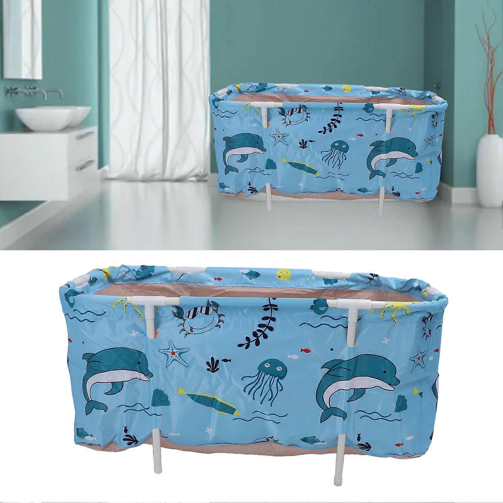 Bærbart badekar sammenleggbart badekar 120x55x50cm 105.8oz