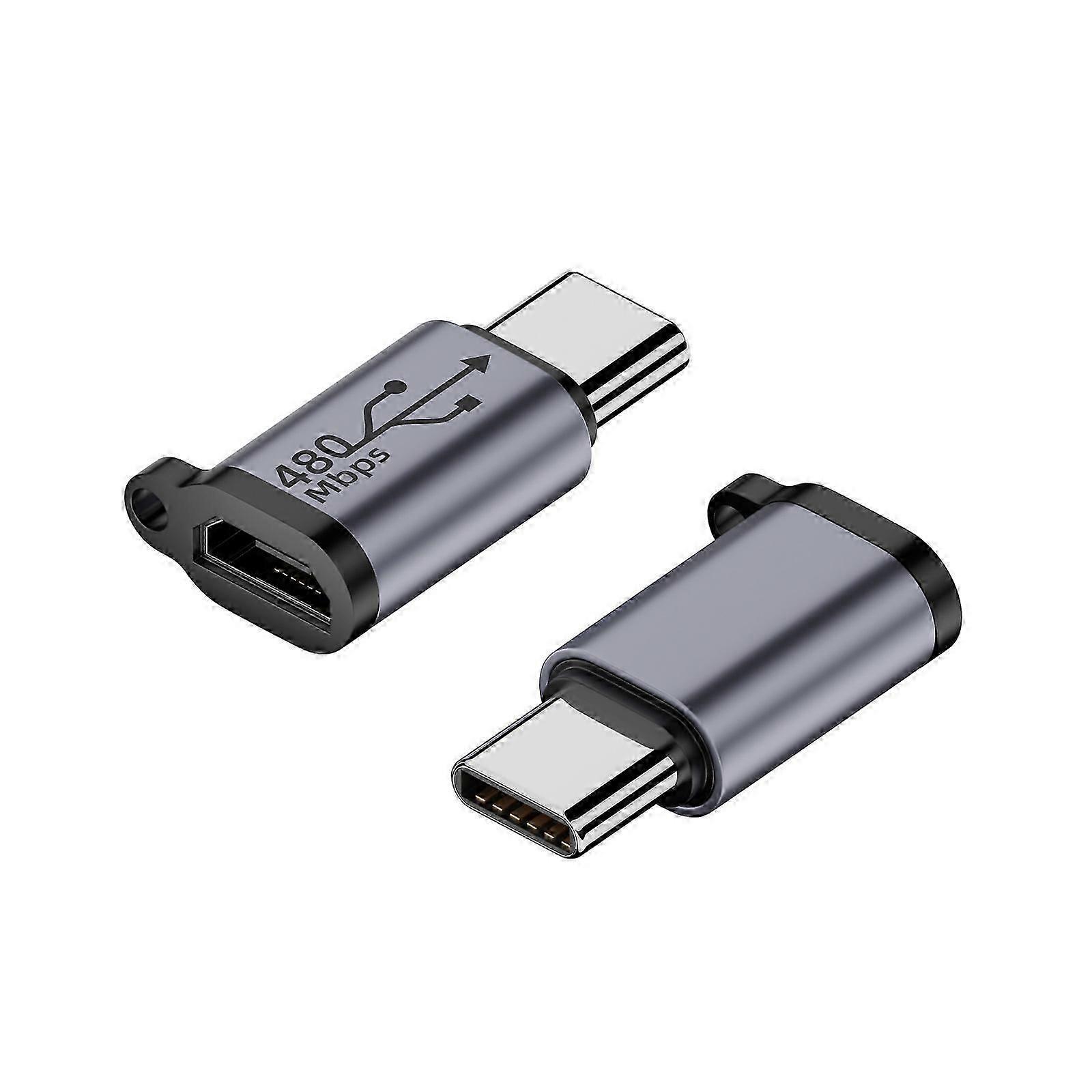 Sada adaptérů Micro USB na USB-C + Mini USB (převodník USB-C samice na micro USB samec)