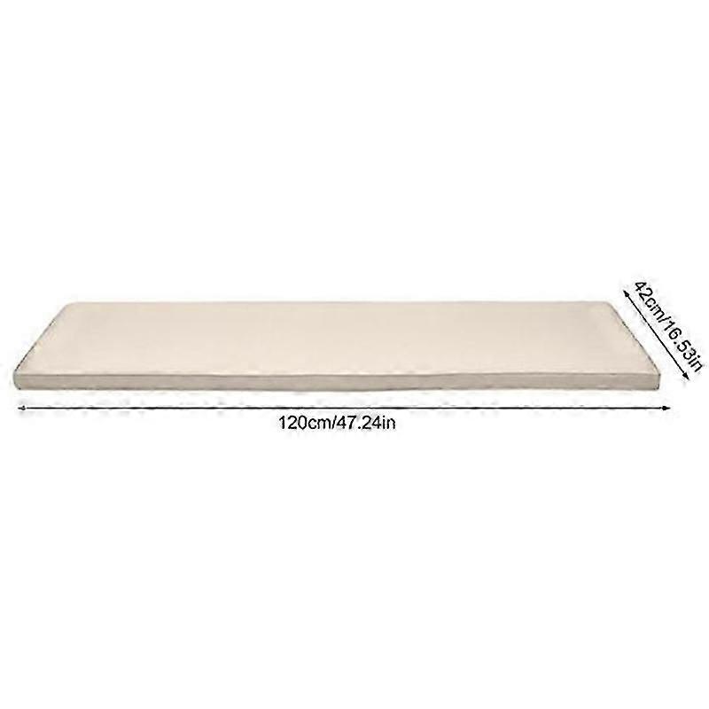 thick outdoor bench swing cushion with fixation string