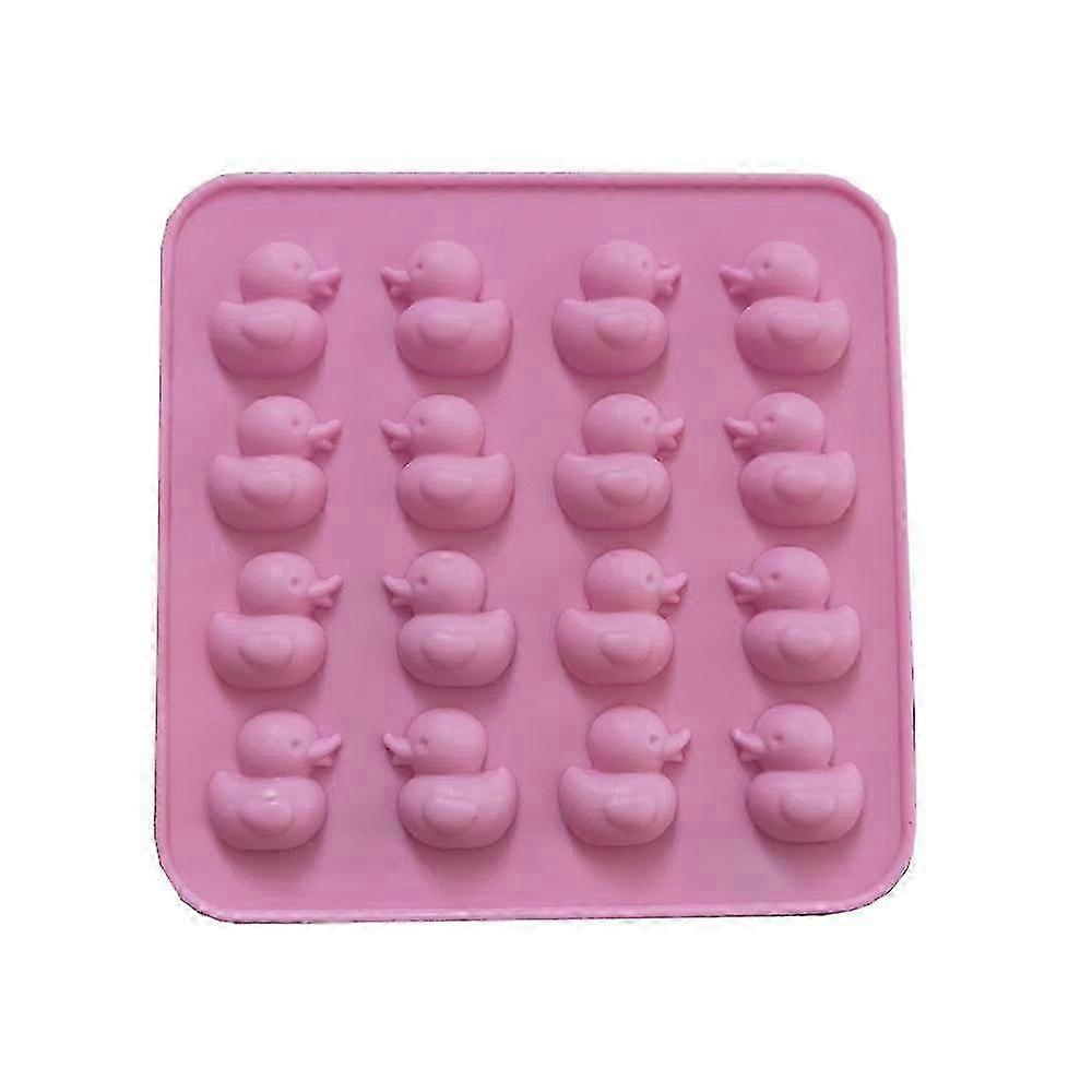 Silicone Mini Duckling Chocolate Mold Jelly Block Bar Mold Epoxy Ice Tray Fondant Cake Decorating Candy Tool Kitchen Baking Supp