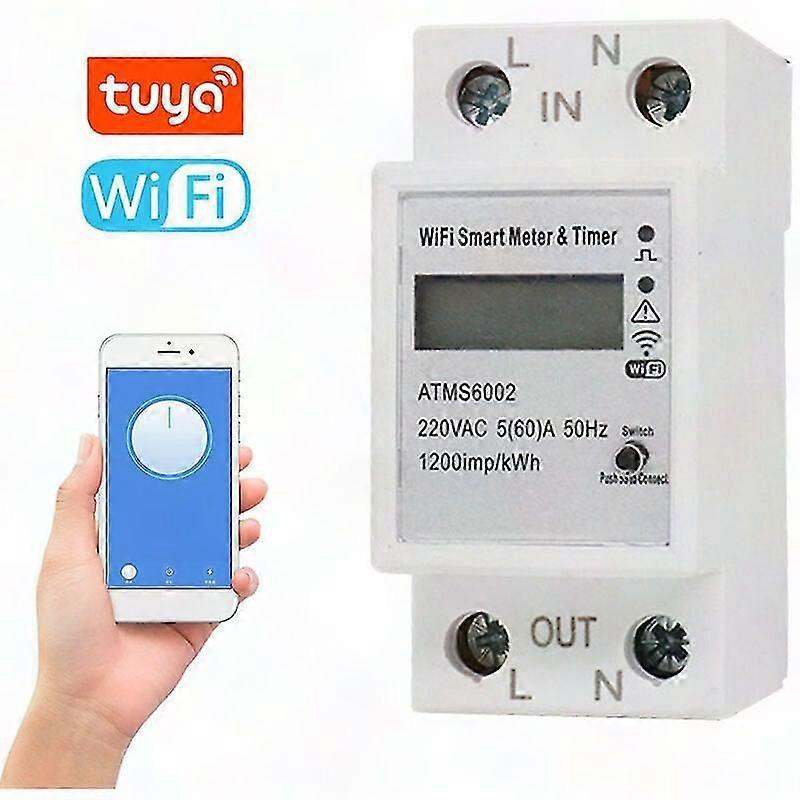 Tuya WiFi Smart Energy Meter mit Timer und Fernbedienung über die mobile App - keine manuelle Ablesung erforderlich