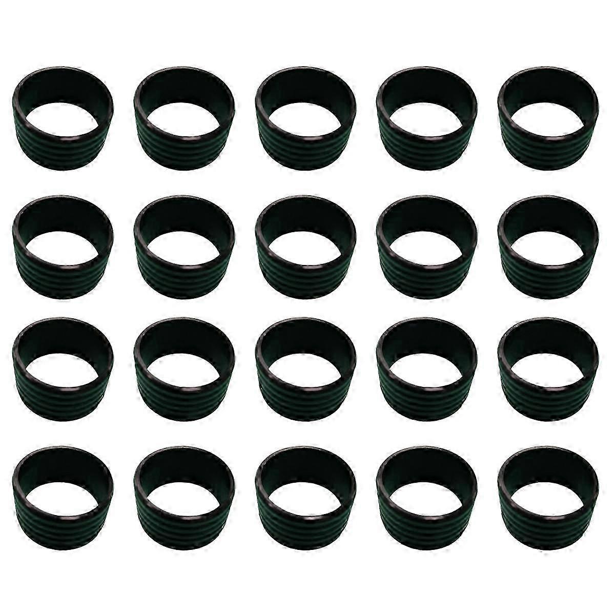 Silicone racket grip Badminton tennis racket sealing ring black