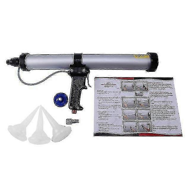 אקדחי דבק 15 אינץ '600 מ"ל נקניק פנאומטי כלי איטום זכוכית דבק כלי אוויר גומי כלי איטום מוליך